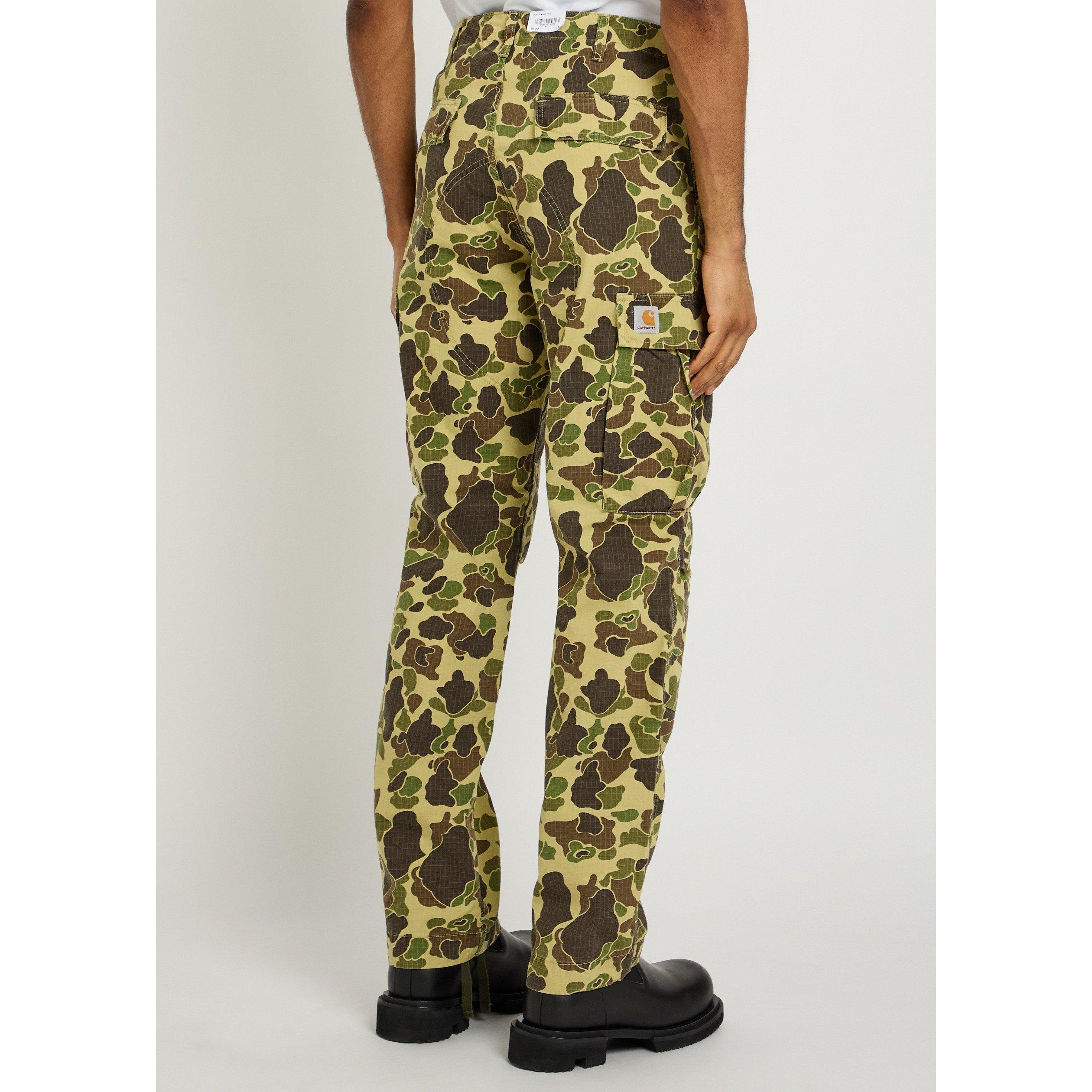 GREEN - Carhartt - CAR DUCK CAMO CARGO PANT - 3