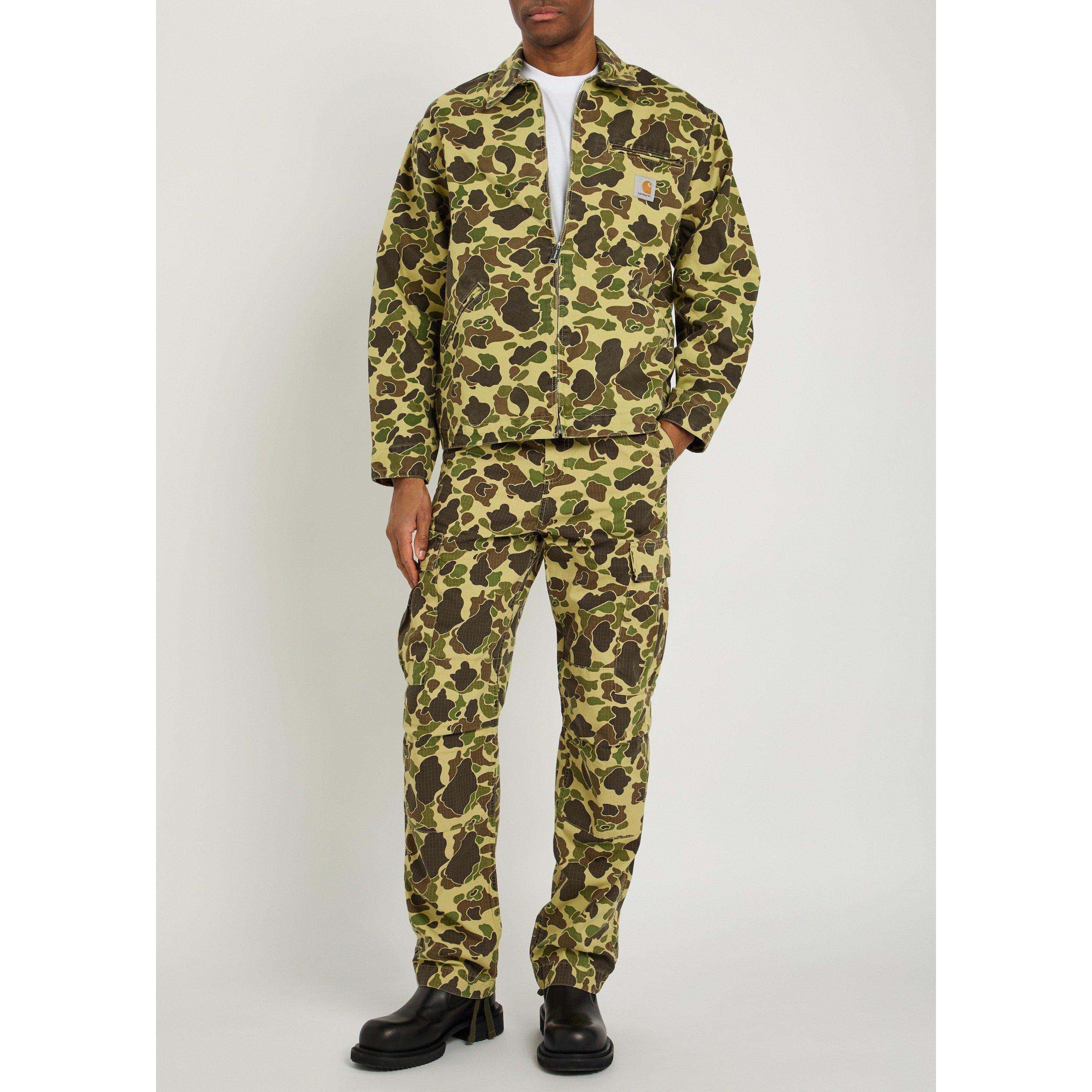 GREEN - Carhartt - CAR DUCK CAMO CARGO PANT - 5