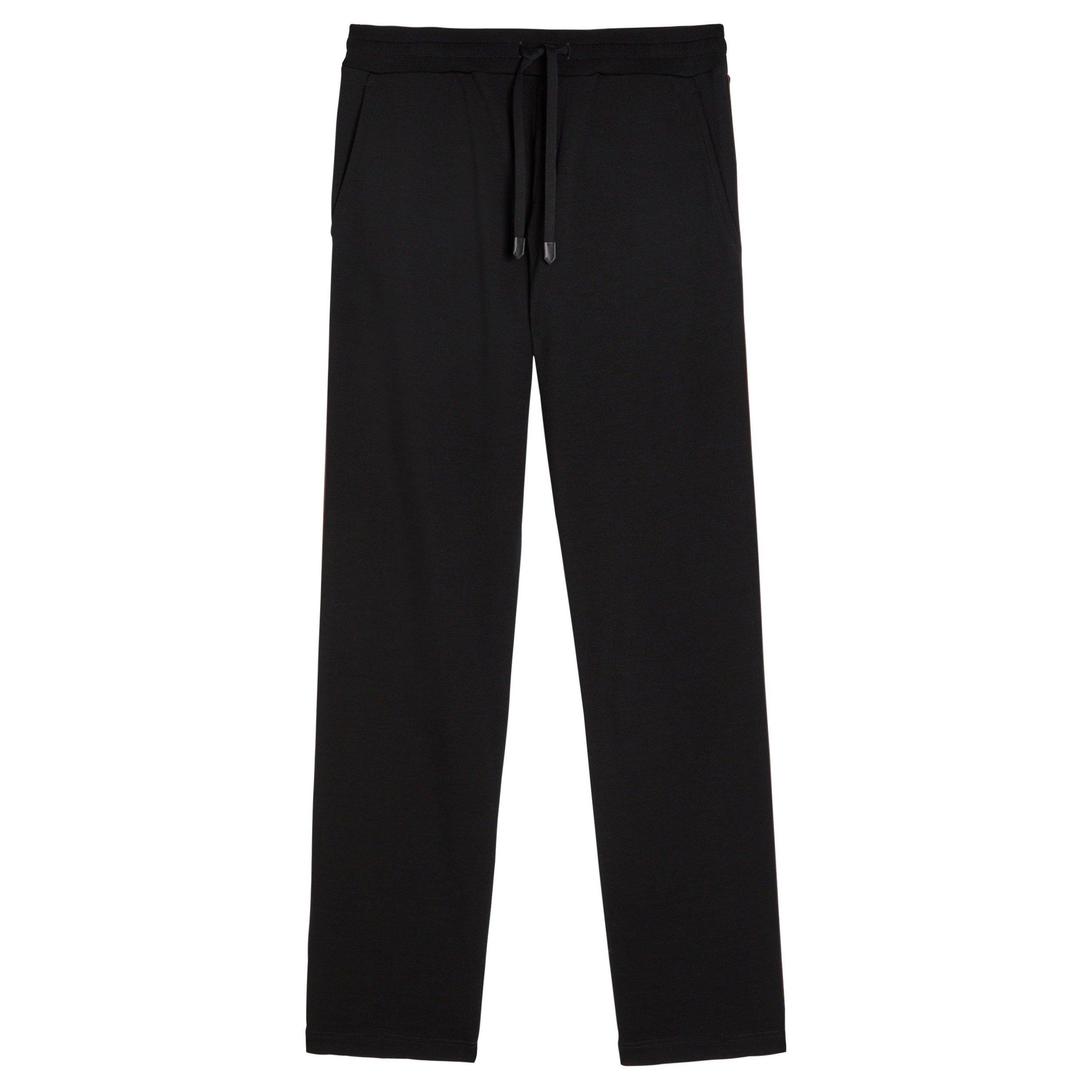 BLACK - Canali - CAN PIPE DETAIL PANT