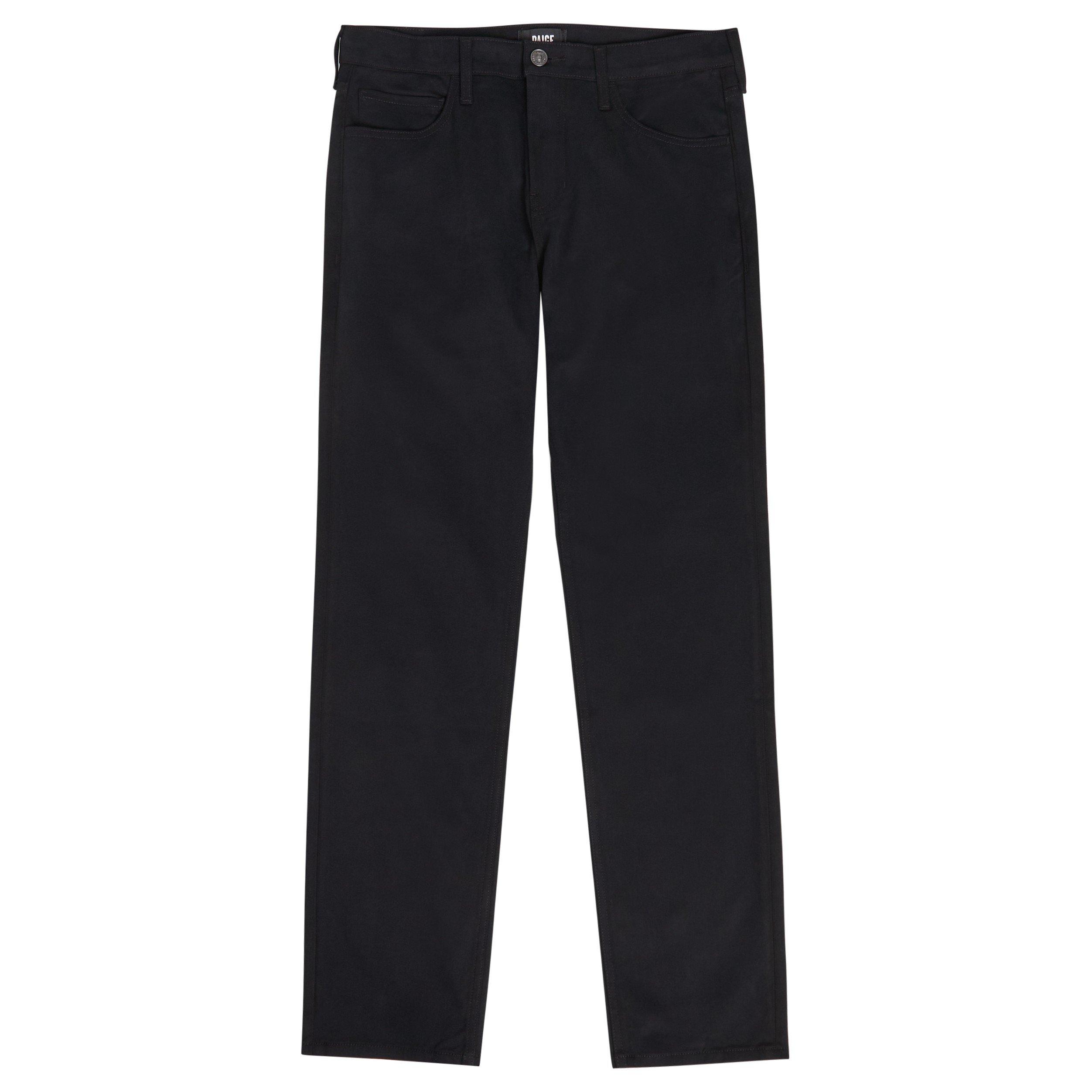 BLACK - Paige - Men's Macneil Cotton Straight-Leg Trousers - 1