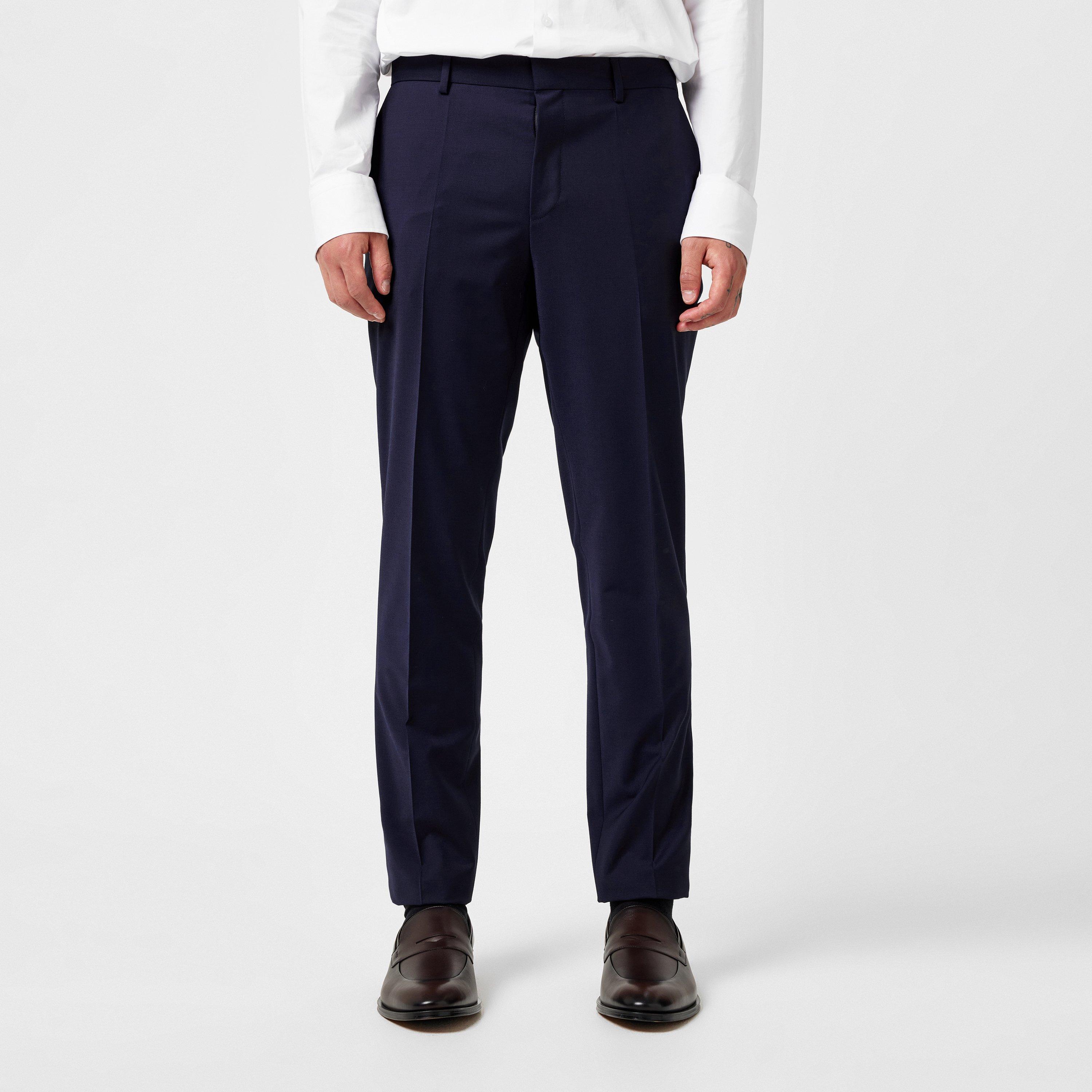 Dark Blue 405 - Hugo - Men's Getlin Flex Suit Trousers - 3