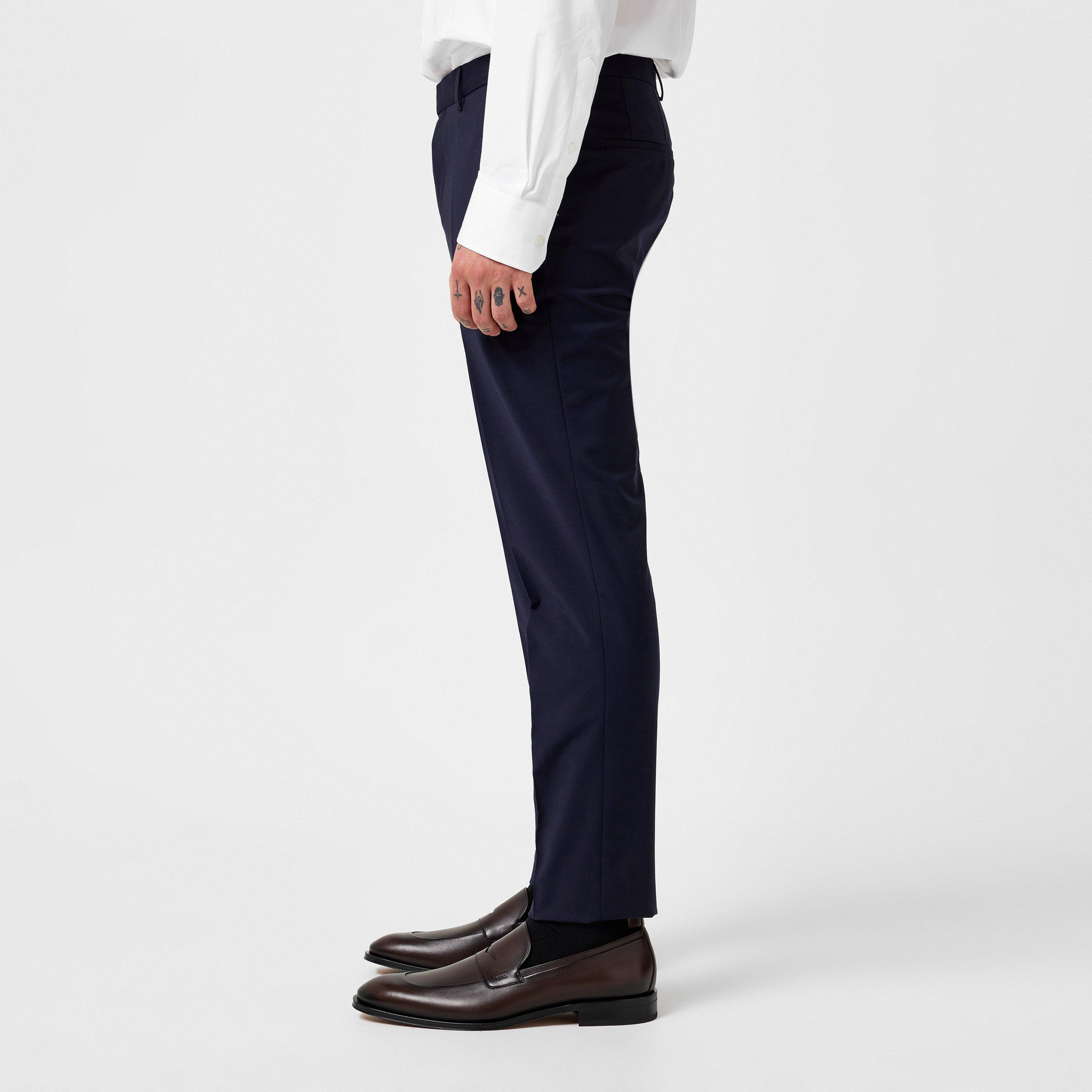 Dark Blue 405 - Hugo - Men's Getlin Flex Suit Trousers - 5