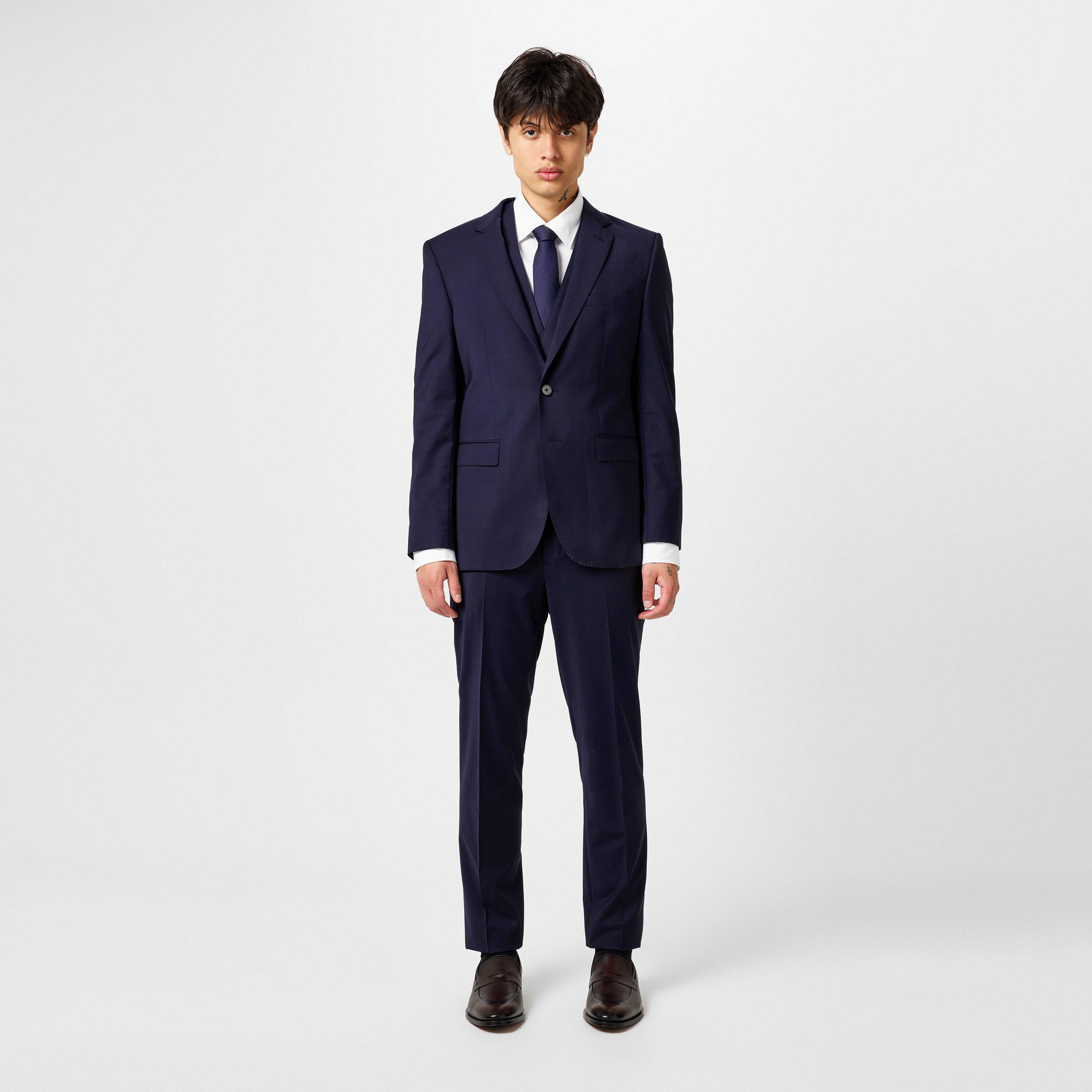 Dark Blue 405 - Hugo - Men's Getlin Flex Suit Trousers - 6