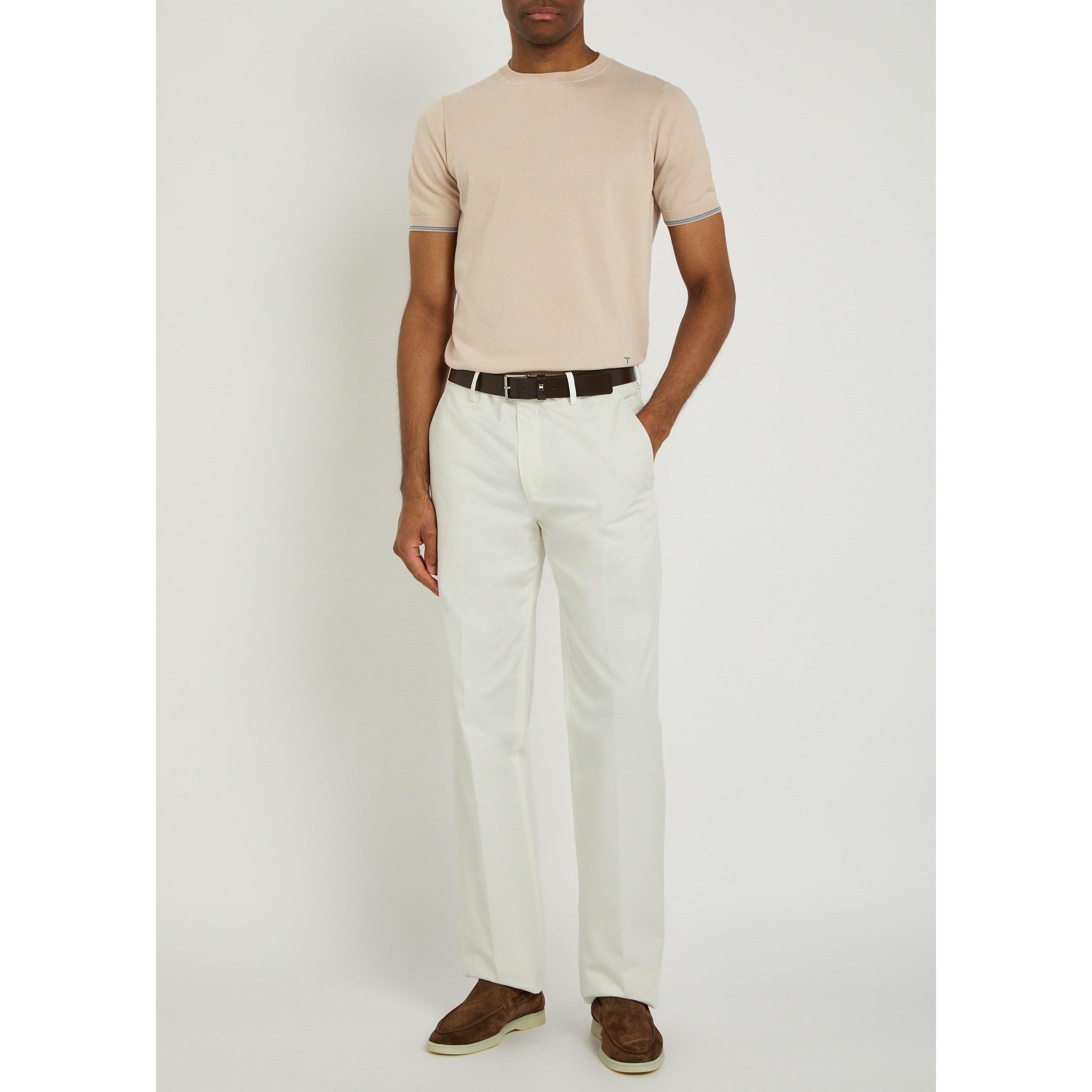 WHITE - Tods - TODS PANT CHINO - 5