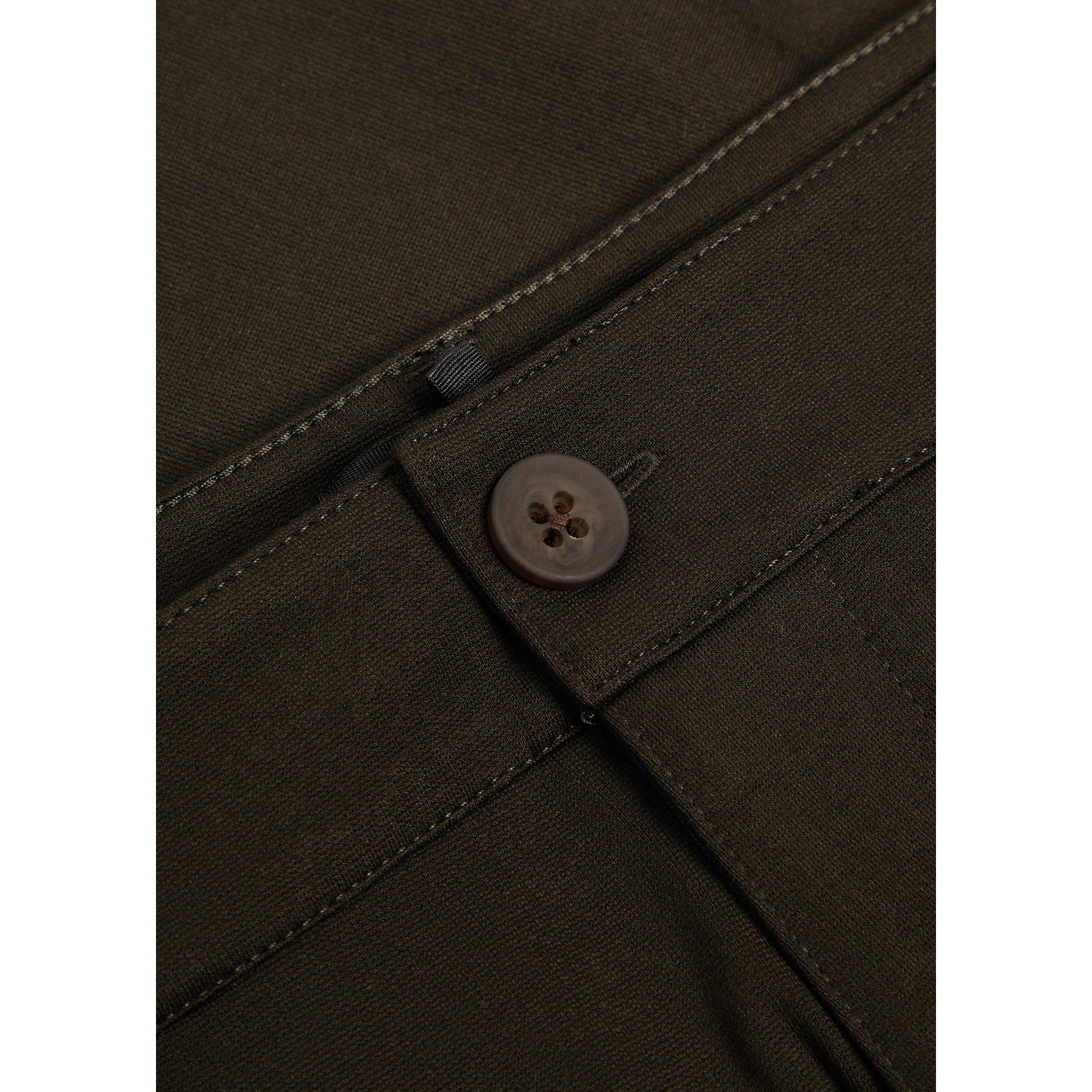 DARK GREEN - Paige - Men's Stafford Slim-Fit Trousers - 4