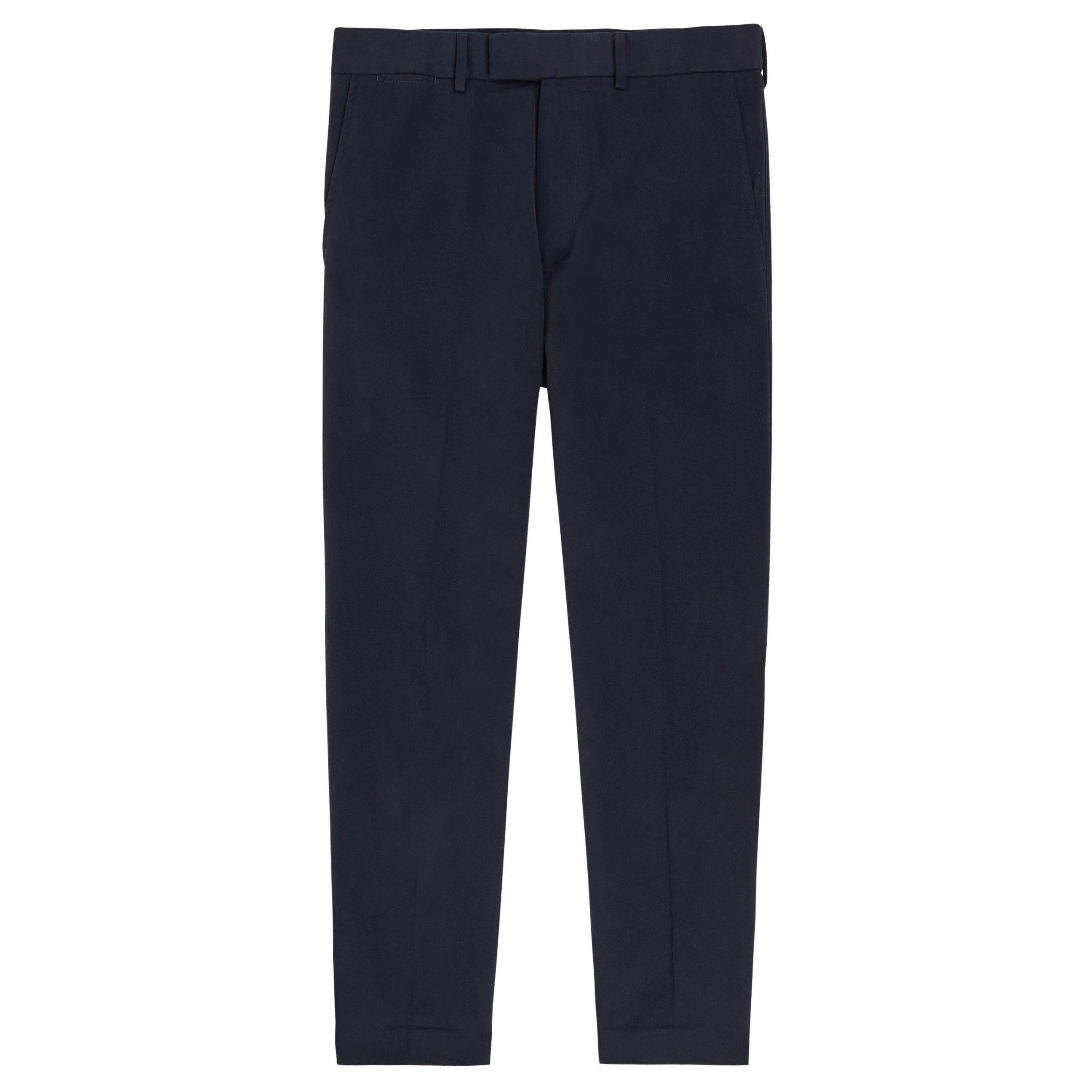 NAVY - Tom Ford - TF BRUSHED COTTON DRILL CHINO
