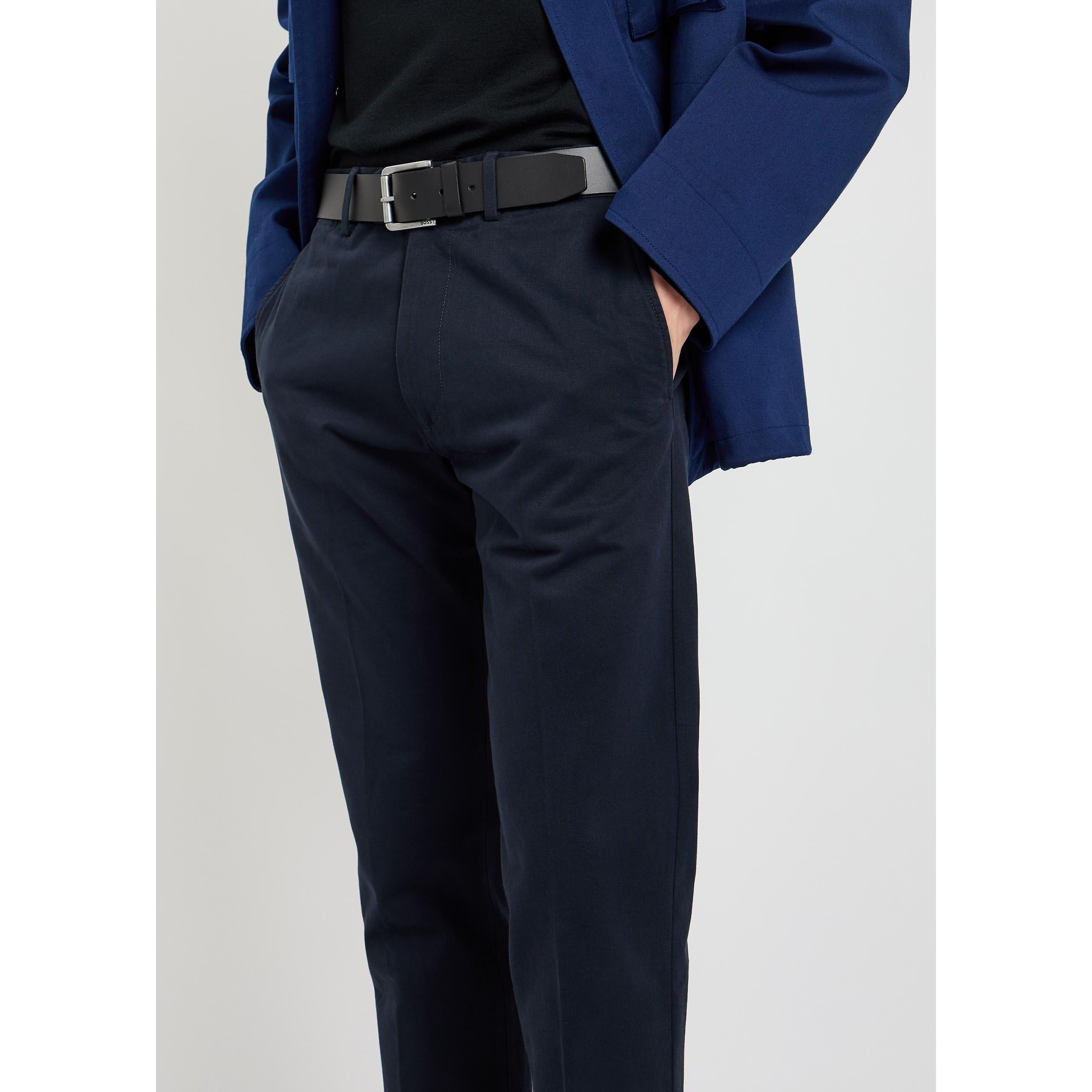 NAVY - Tom Ford - TF BRUSHED COTTON DRILL CHINO - 4