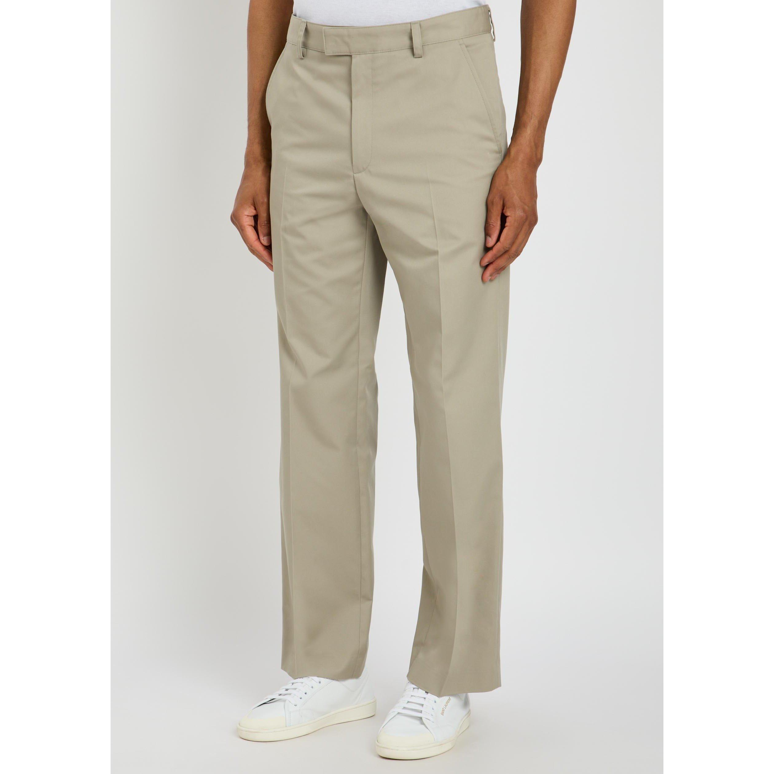 KHAKI - APC - Men's Dylan Cotton Straight-Leg Trousers - 2