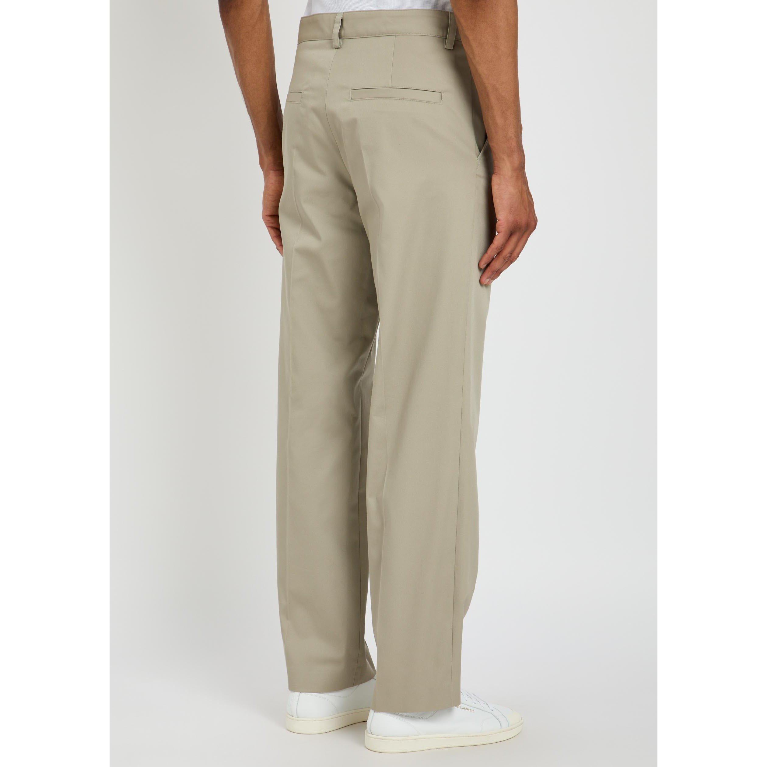 KHAKI - APC - Men's Dylan Cotton Straight-Leg Trousers - 3