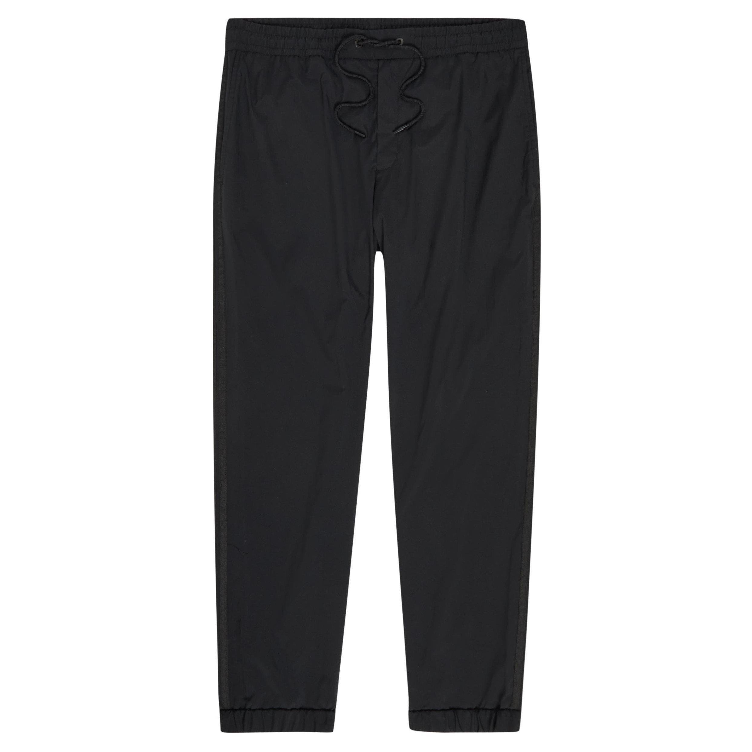 BLACK - Moncler - Men's Tapered-Fit Closed Hem Tracksuit Bottoms - 1