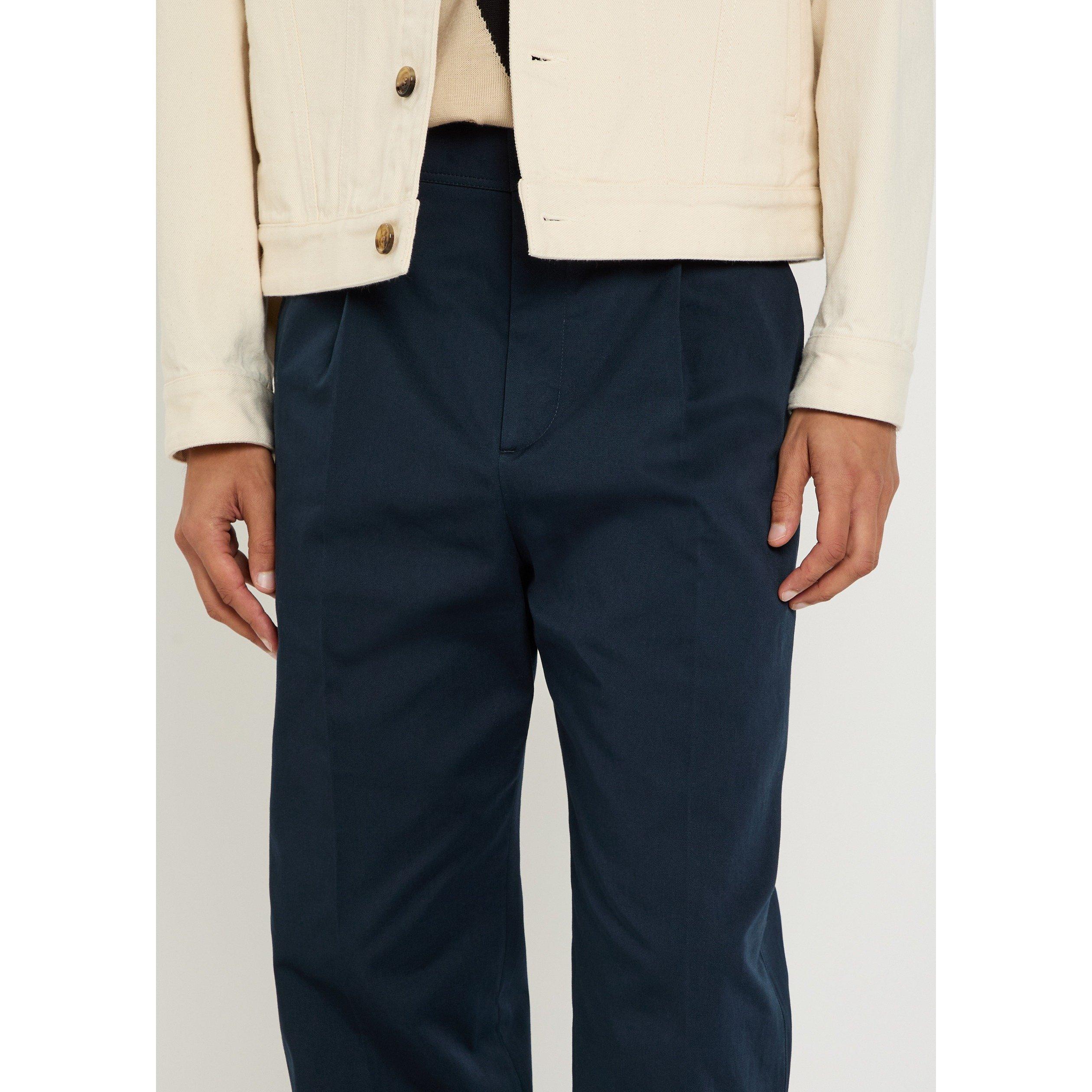 NAVY - Valentino - VAL PANTALONE RICAMO V LOGO - 4