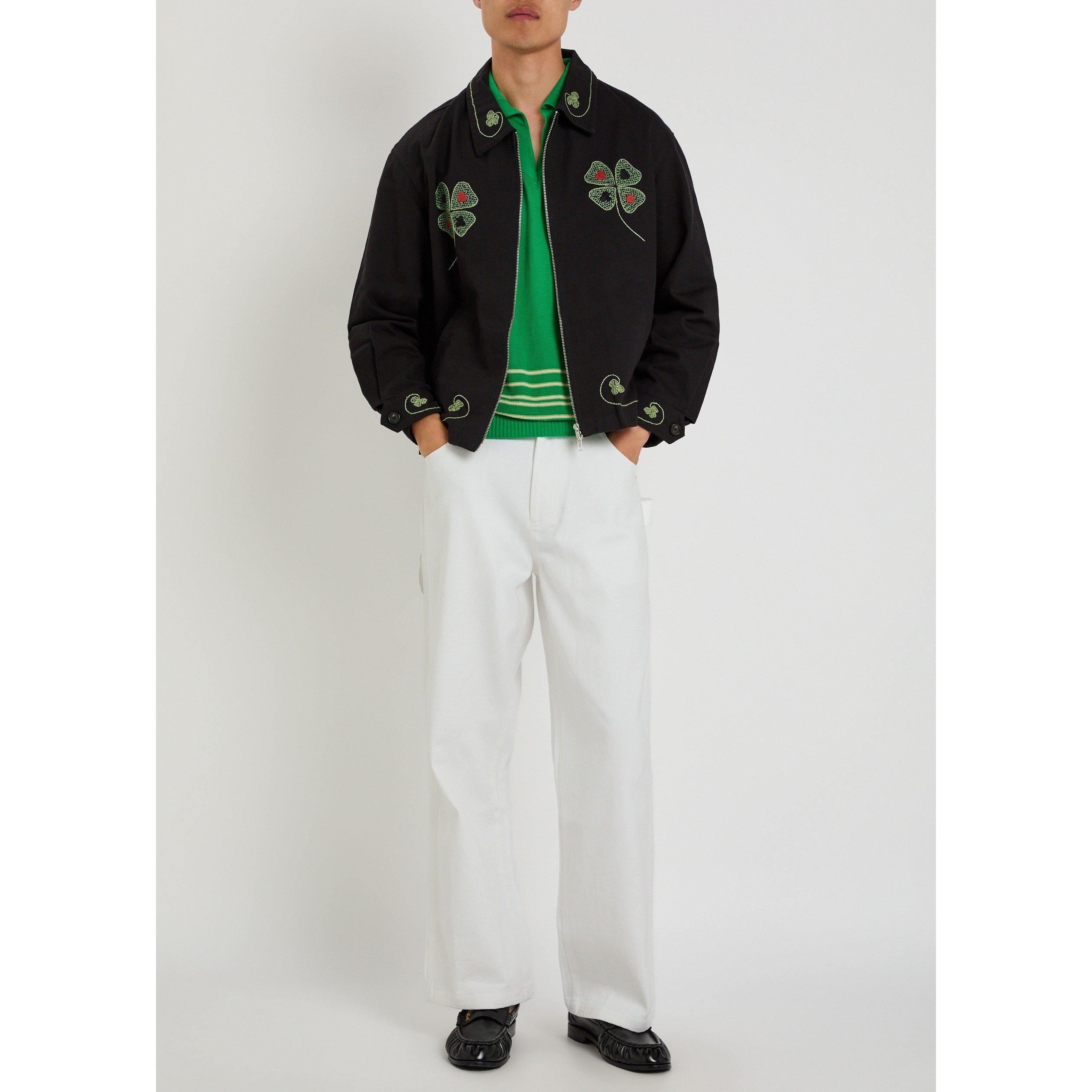 WHITE - Bode - BODE TWILL KNOLLY BROOK TROUSE - 5