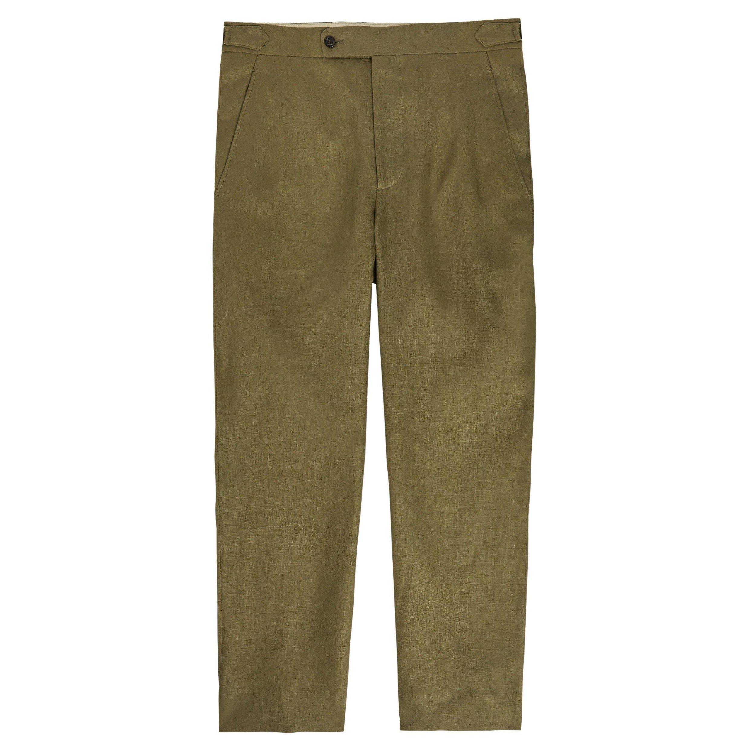 OLIVE - Bode - BODE LIGHTWEIGHT LINEN SIDE BU - 1