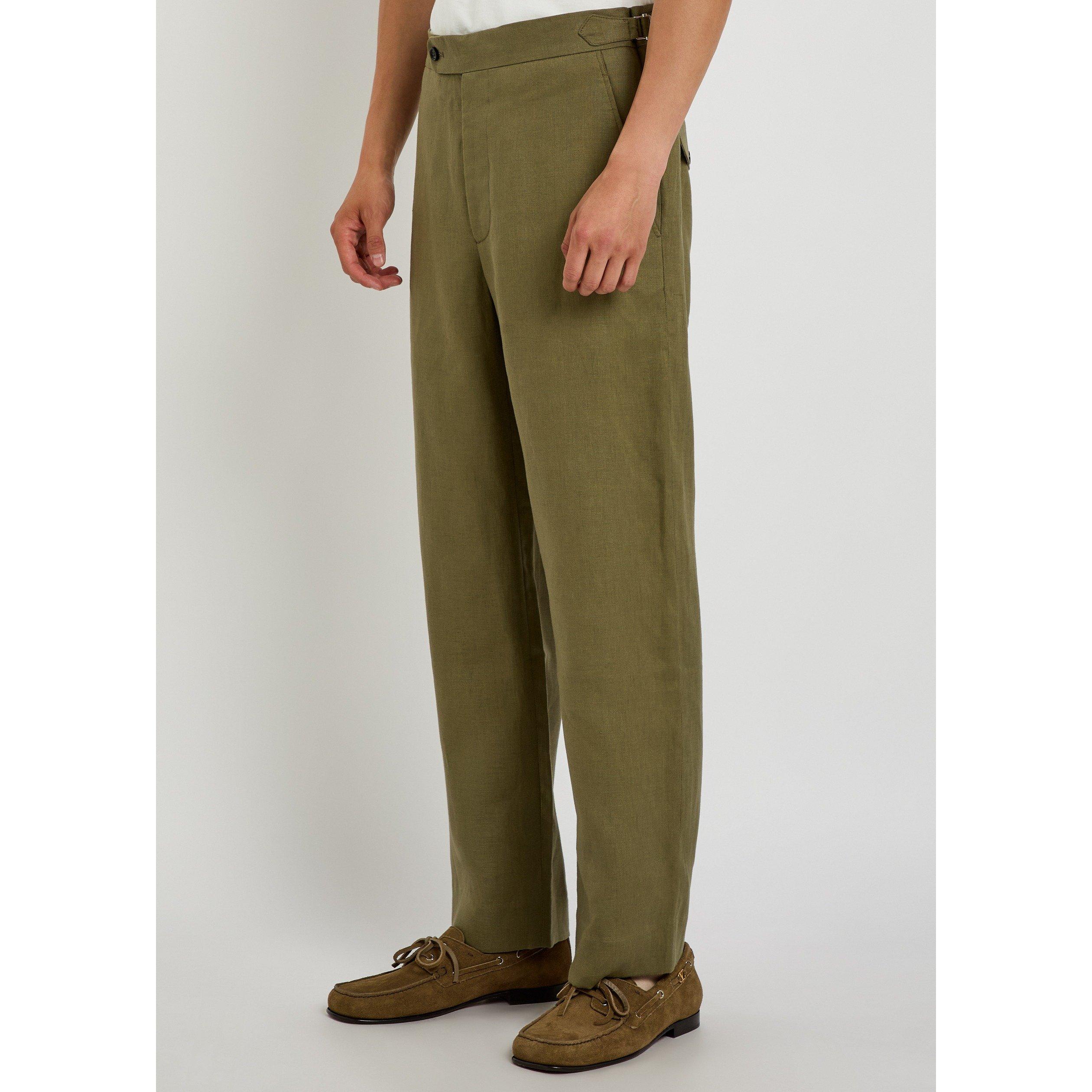 OLIVE - Bode - BODE LIGHTWEIGHT LINEN SIDE BU - 2