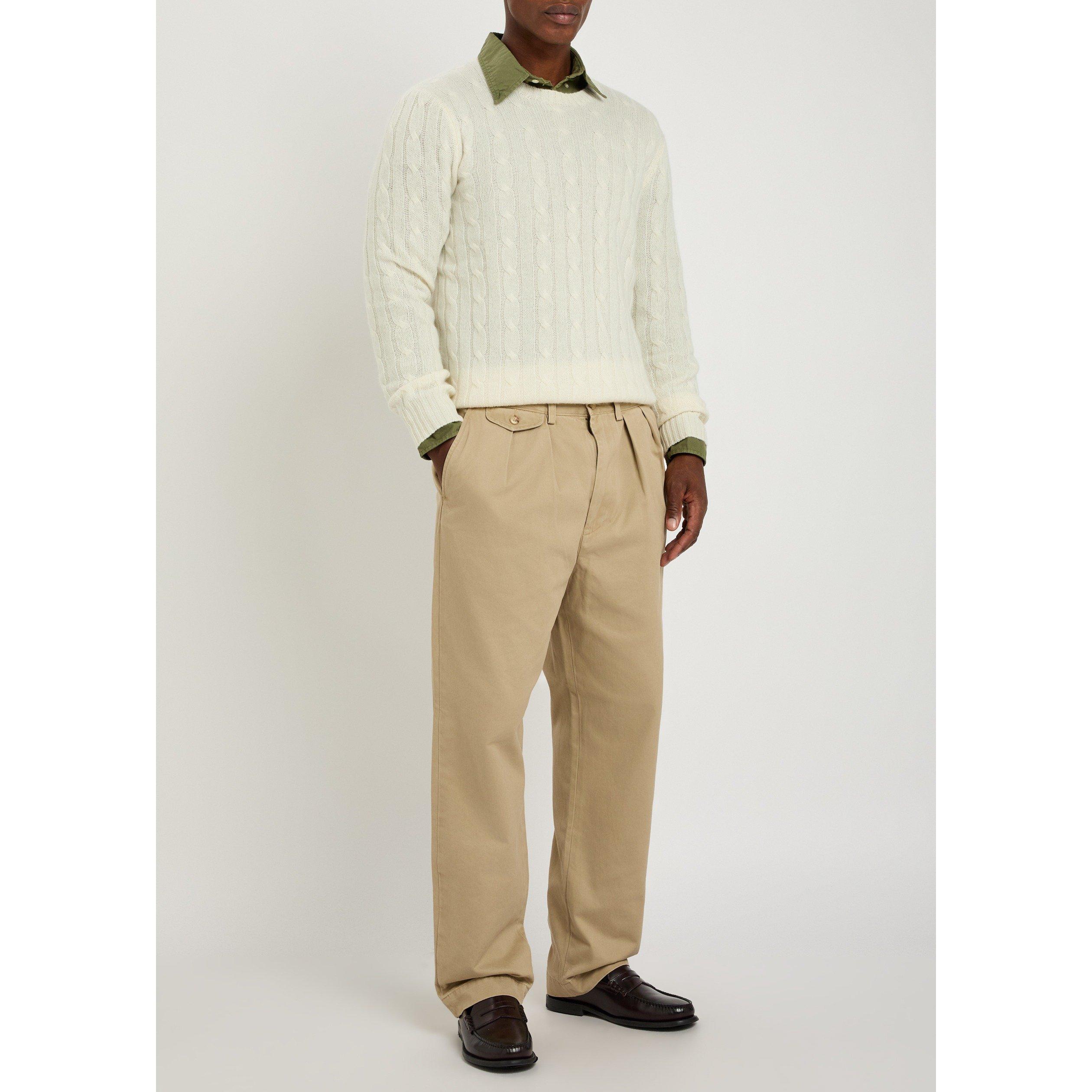 KHAKI - Polo Ralph Lauren - Men's Cotton Tapered-Leg Chinos - 5