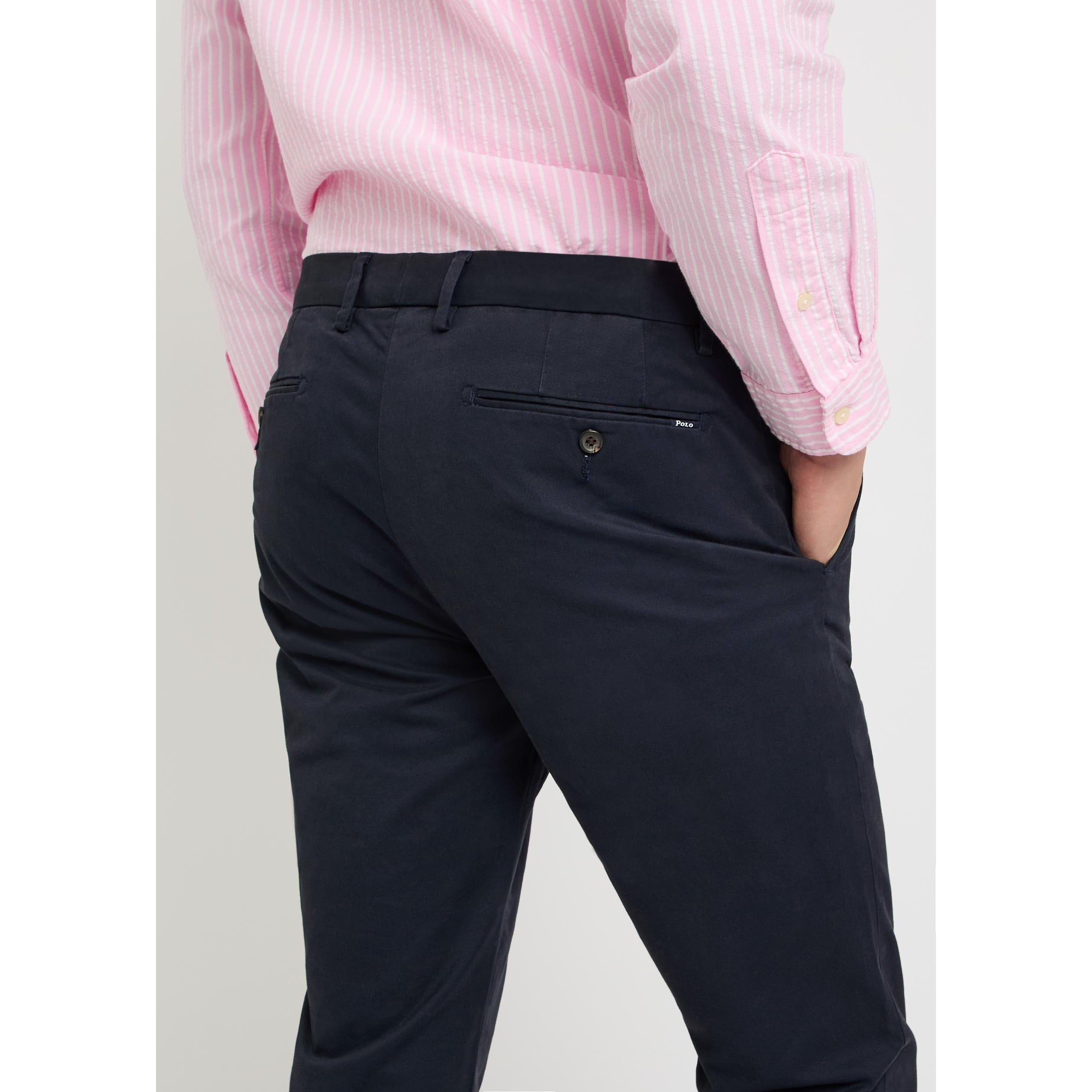 NAVY - Polo Ralph Lauren - PRL REG FIT WOVEN TROUSERS - 4