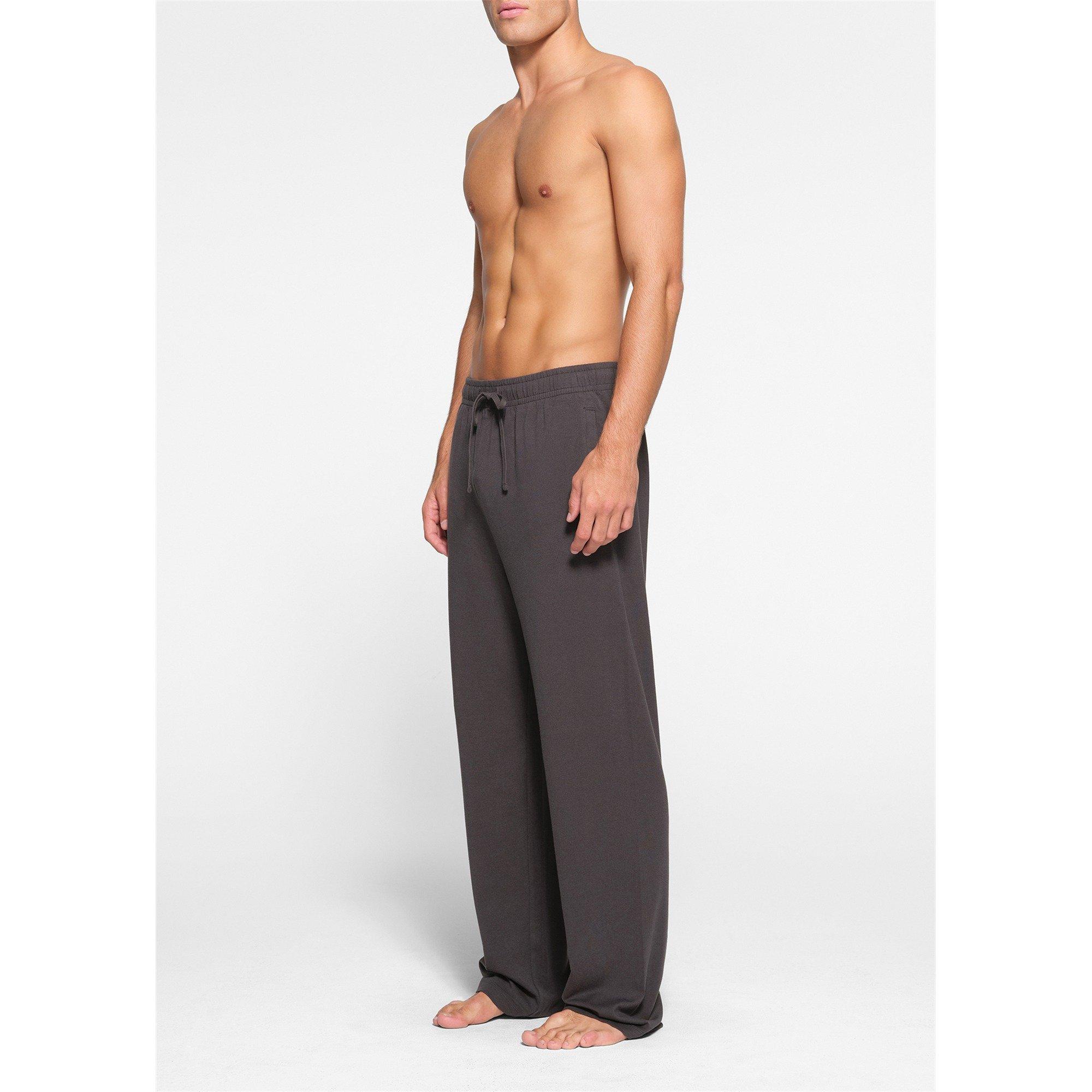BROWN - SKIMS - Men's Cotton Straight Leg Relaxed-Fit Trousers - 4