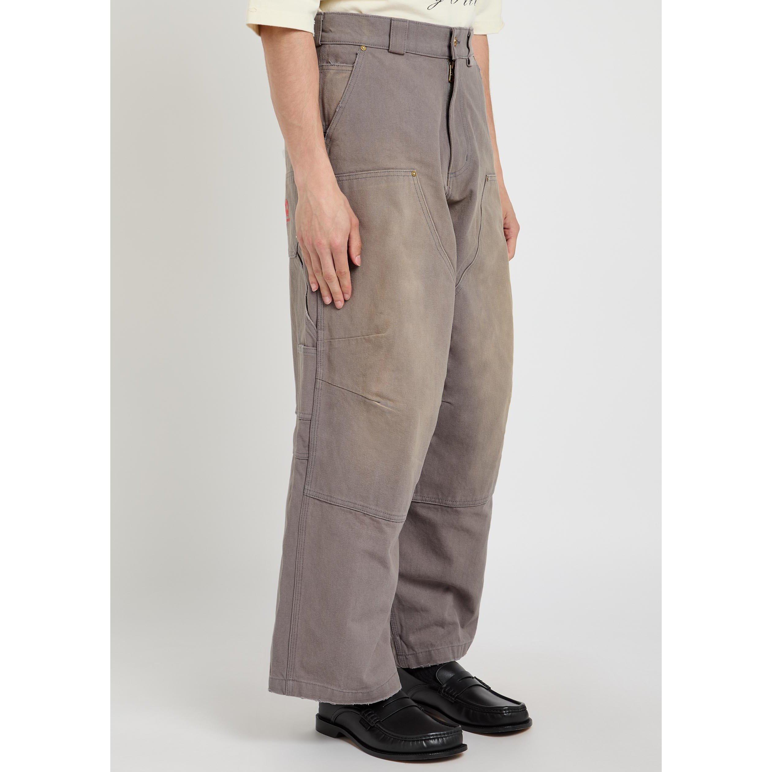 GREY - Willy Chavarria - WC STOCKTON DOUBLE KNEE PANT - 2