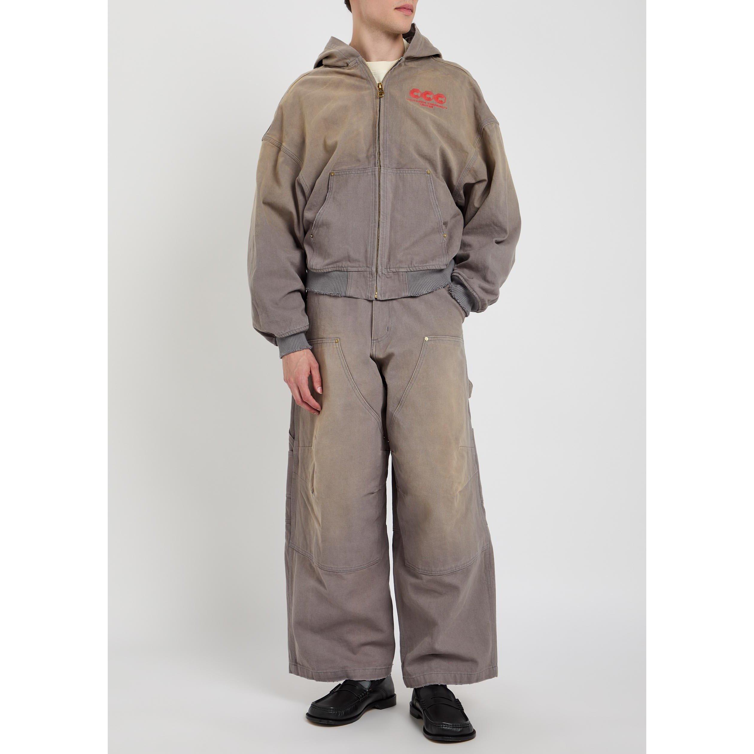 GREY - Willy Chavarria - WC STOCKTON DOUBLE KNEE PANT - 5