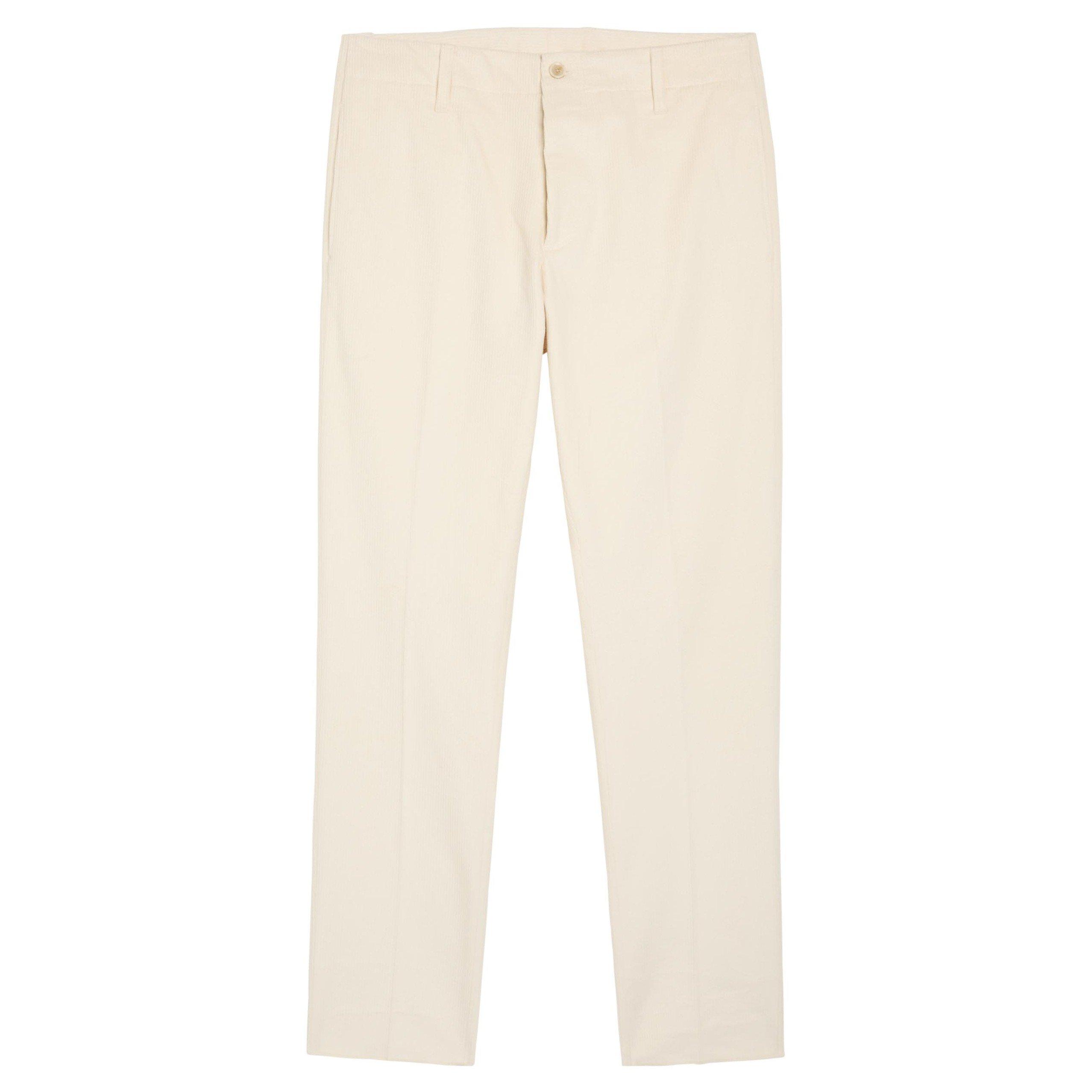 TAUPE - Lardini - Men's Straight Leg Corduroy Trousers - 1