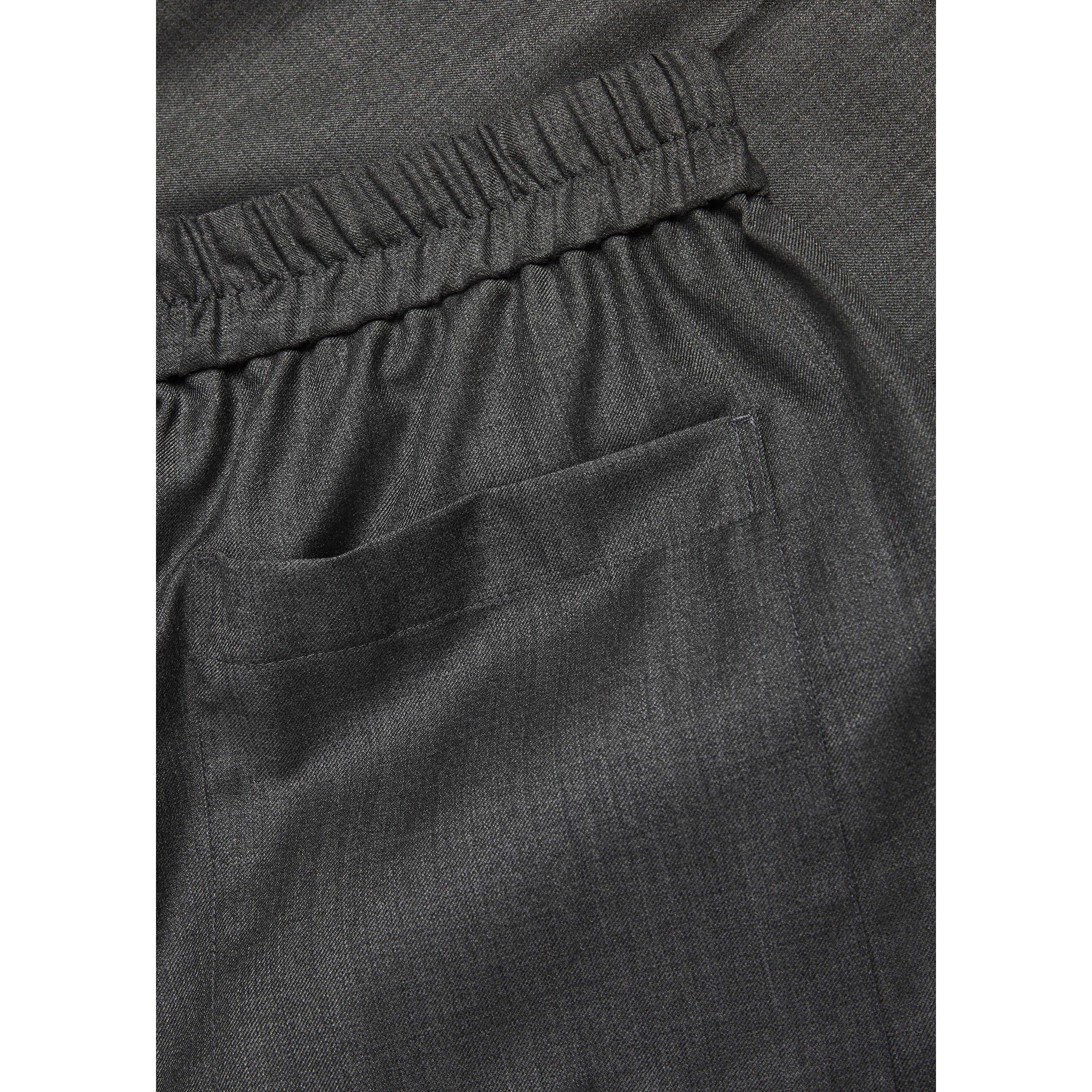 GREY - Officine Generale - Men's Nilson Wool Straight Leg Trousers - 4