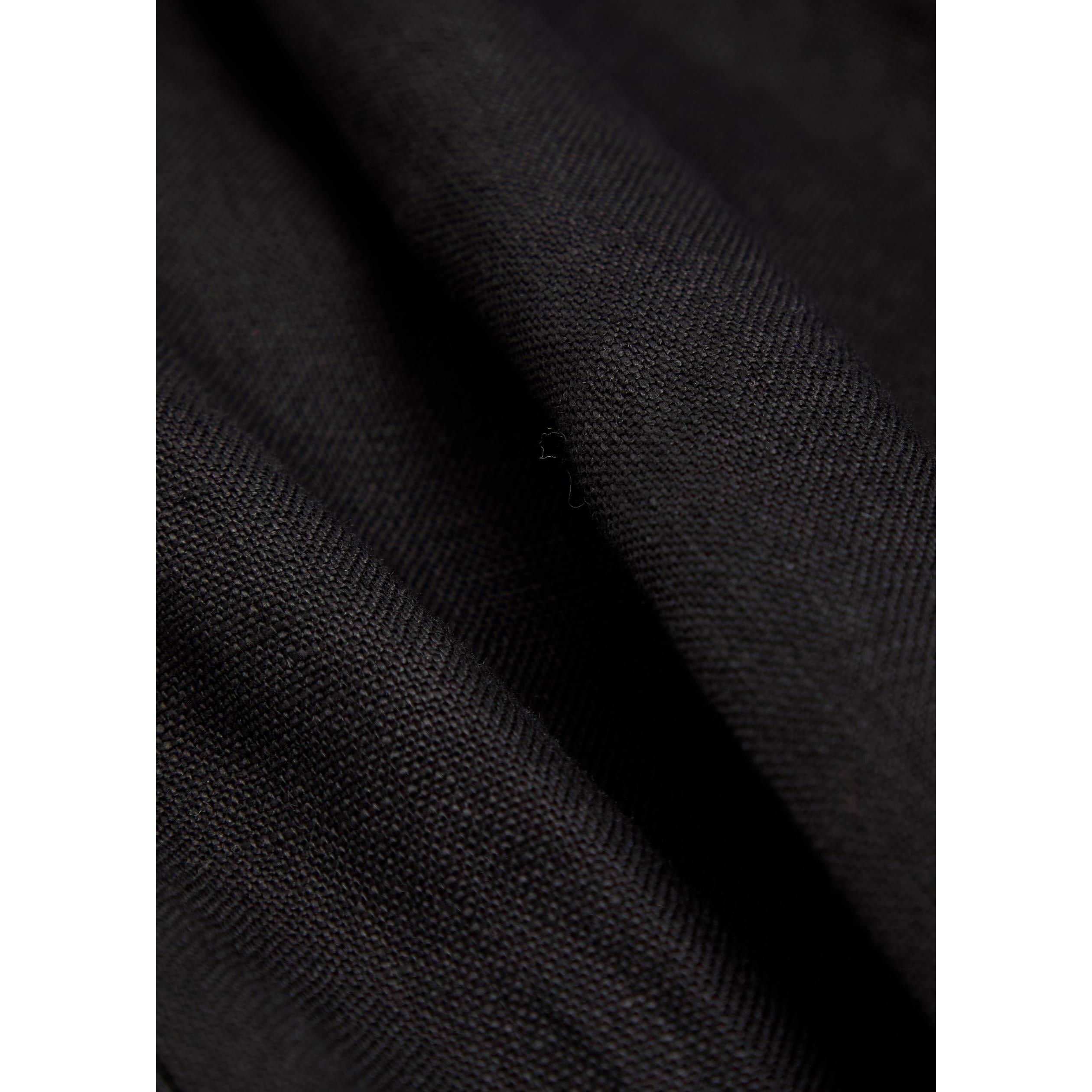 BLACK - NN07 - Men's Kay Linen Double Pleat Relaxed-Fit Straight Leg Trousers - 4