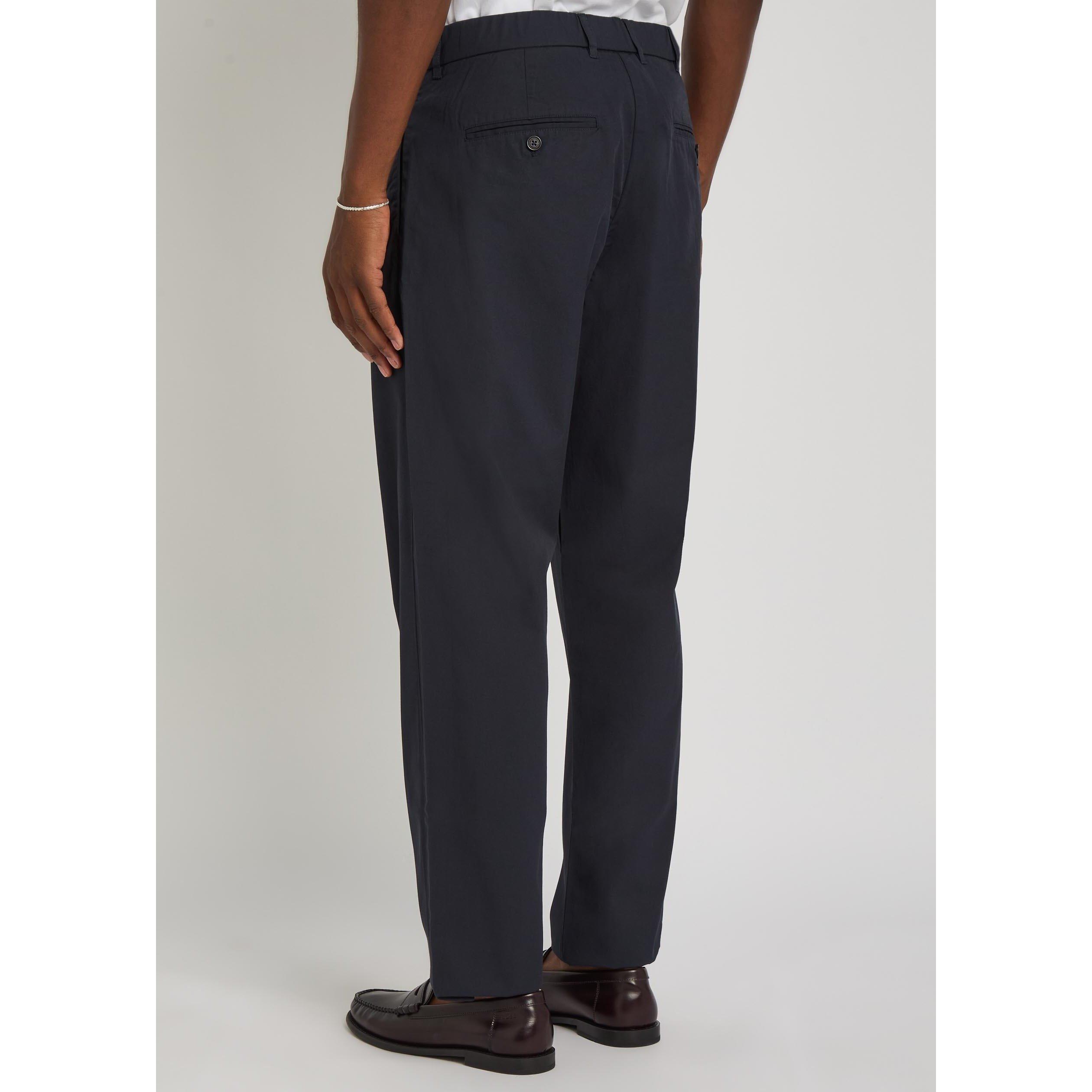 NAVY - NN07 - Men's Brendan Cotton Straight Leg Trousers - 3
