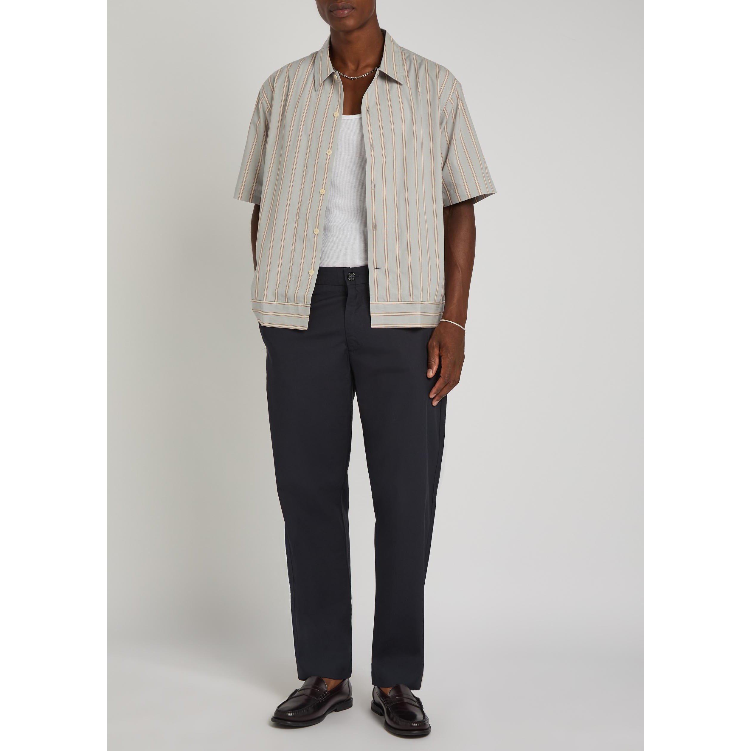 NAVY - NN07 - Men's Brendan Cotton Straight Leg Trousers - 5