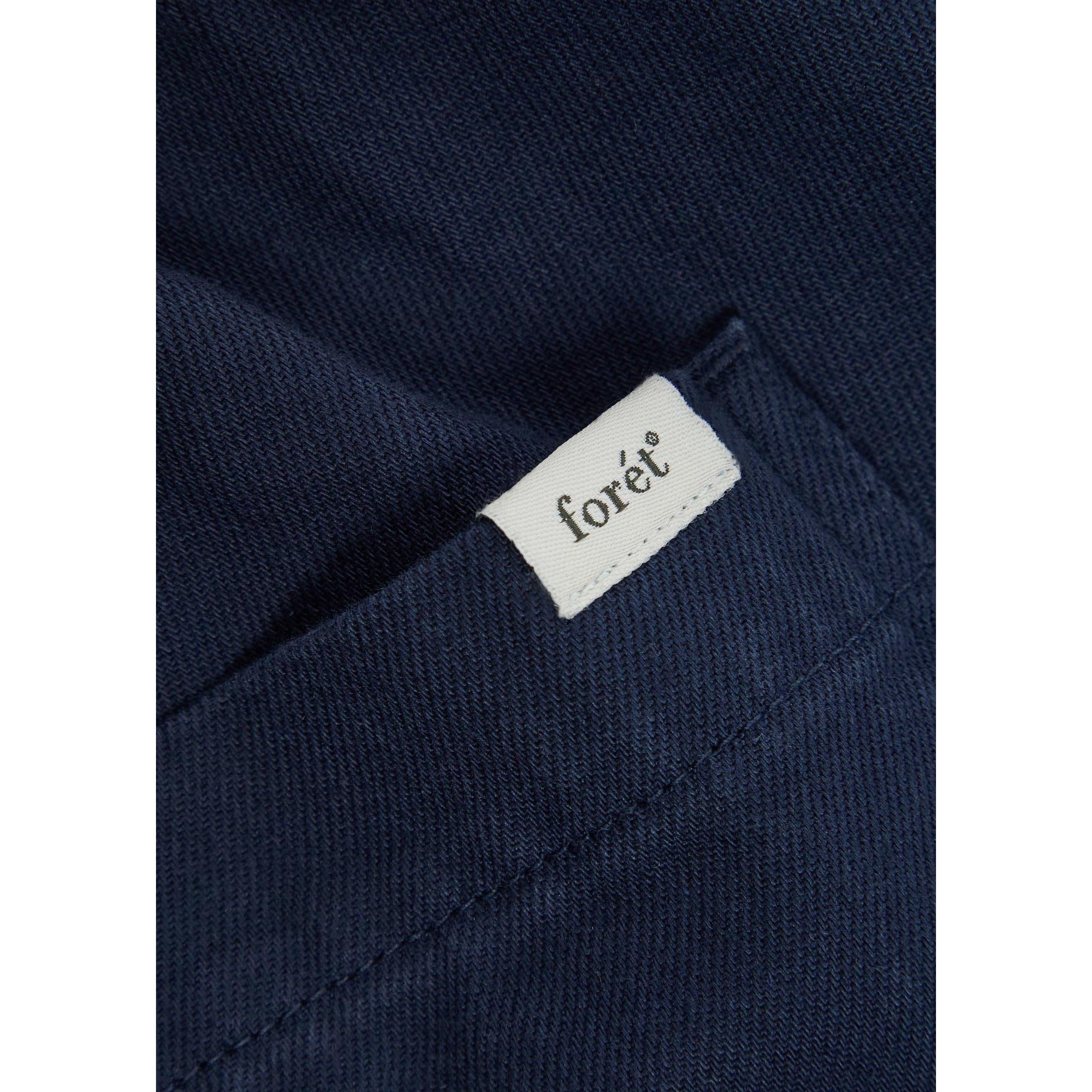 NAVY - Foret - Men's Cotton Straight Leg Trousers - 4