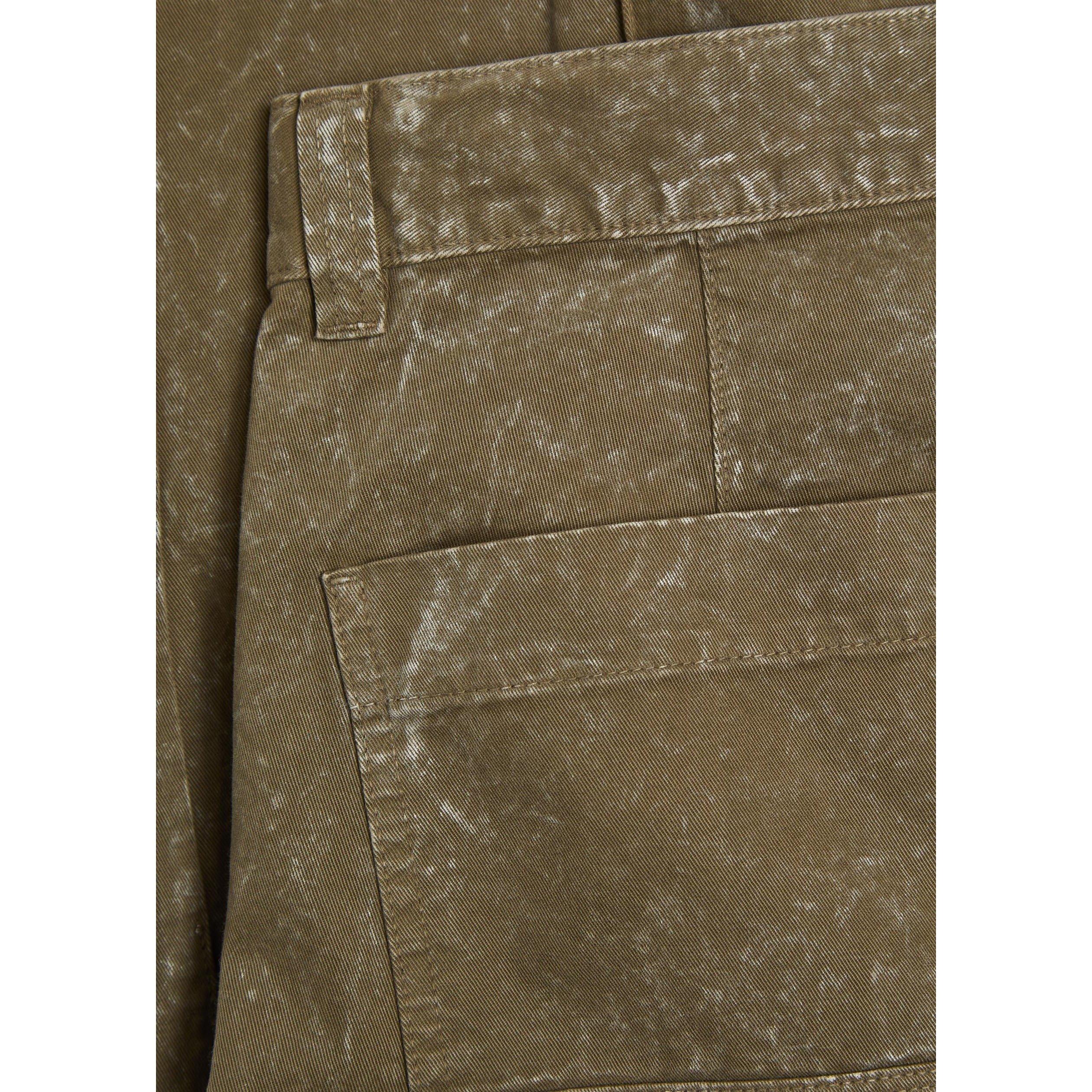OLIVE - Foret - Men's Searcher Cotton Straight-Leg Trousers - 4