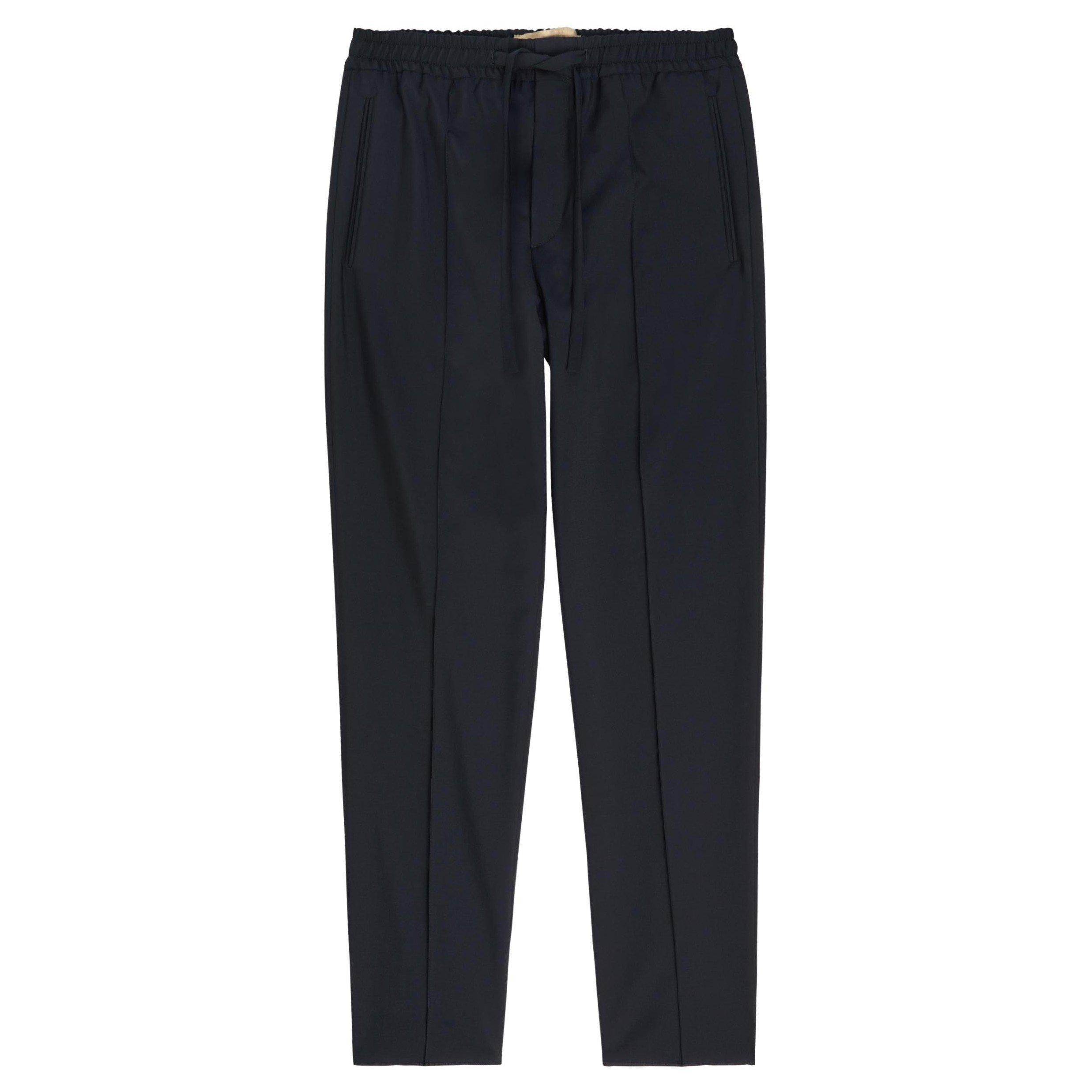 NAVY - Valentino - VAL TELA LANA MOHAIR TROUSER - 1