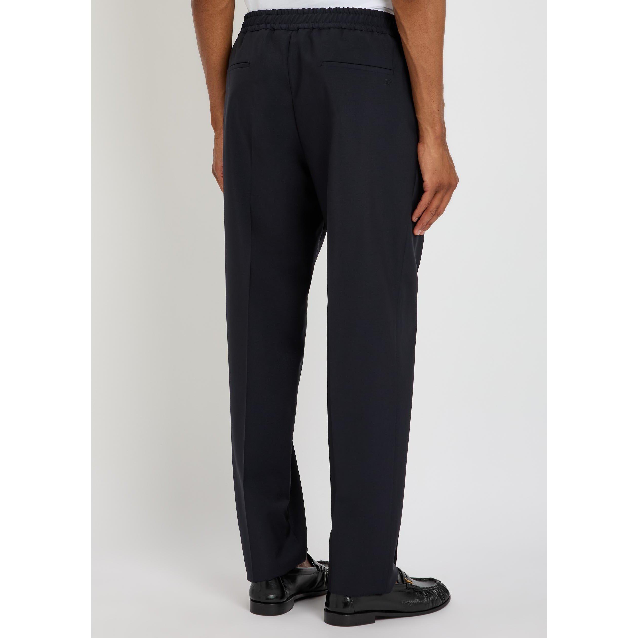 NAVY - Valentino - VAL TELA LANA MOHAIR TROUSER - 3