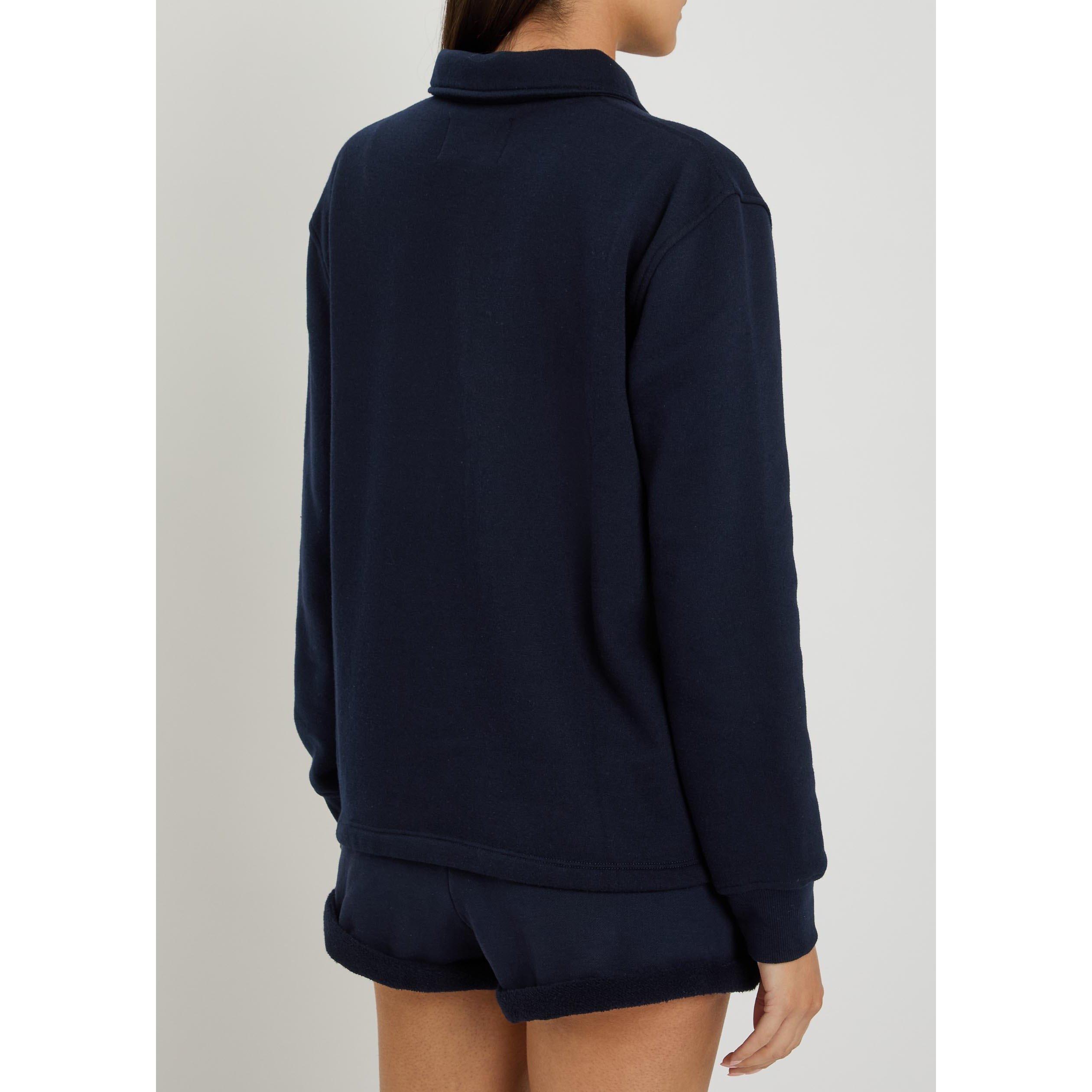 NAVY - Citizens Of Humanity - Women's Long-Sleeve Polo - 3