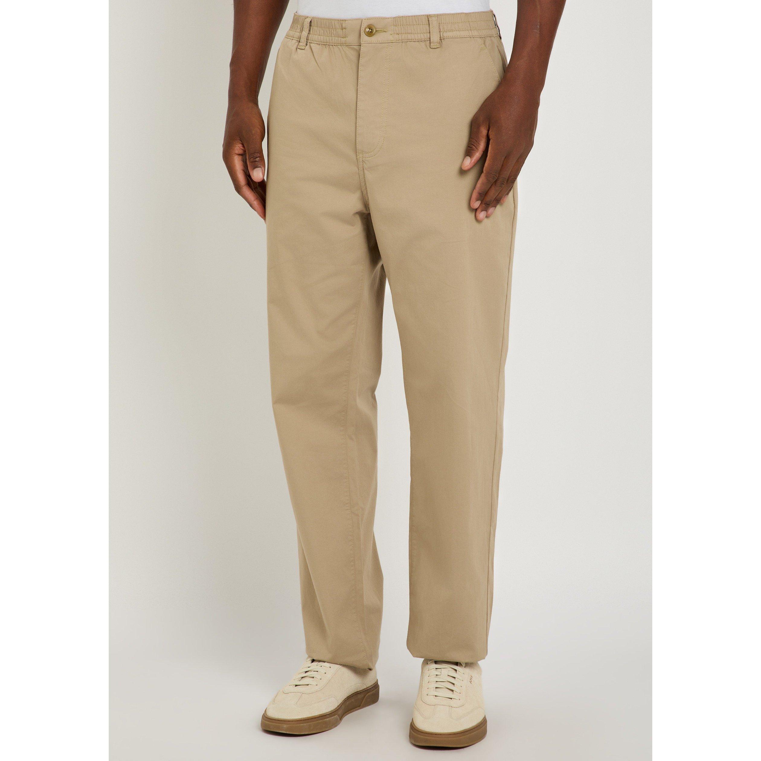 KHAKI - Paige - Men's Eberton Cotton Straight Leg Trousers - 2