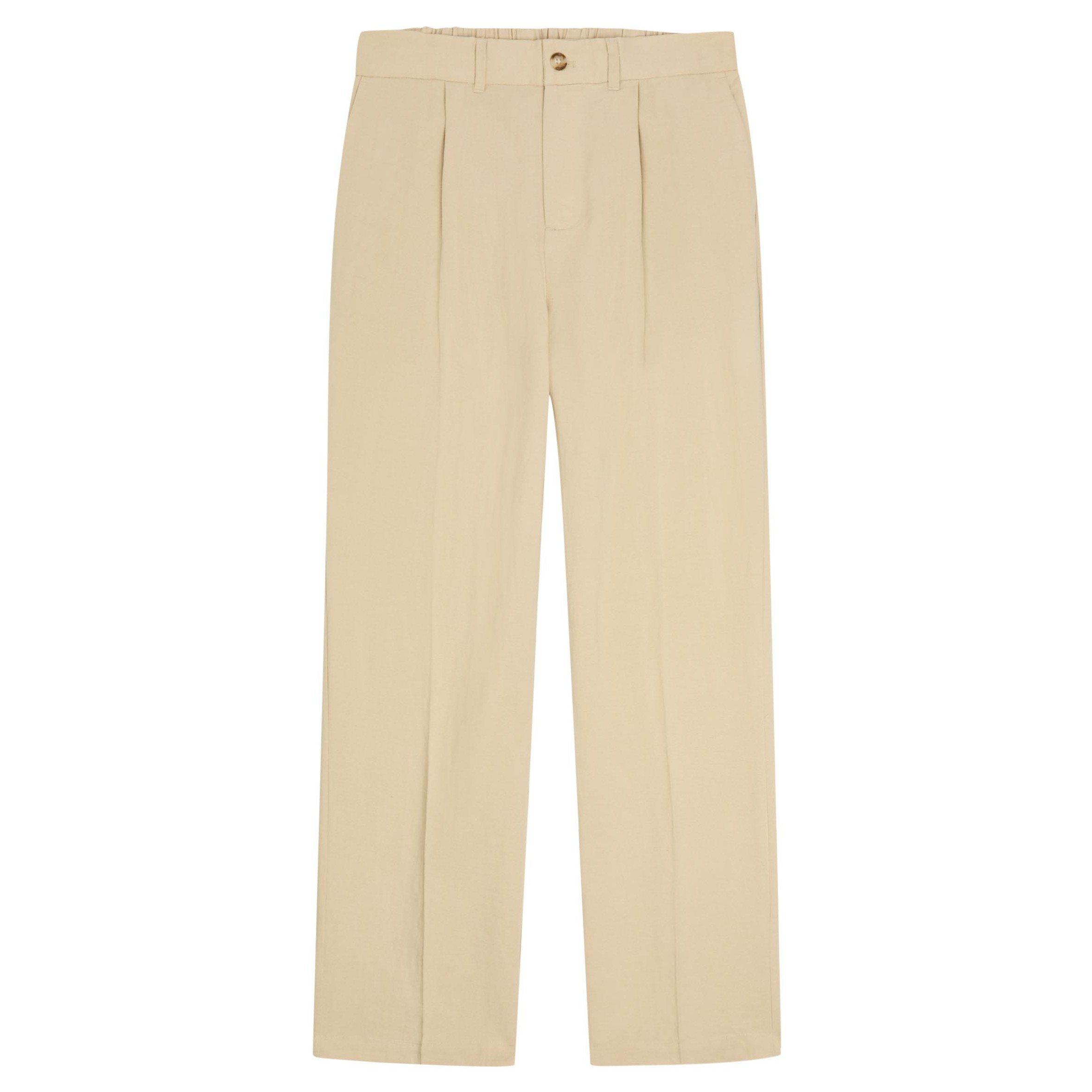 BEIGE - Raith - HELIO PLEATED WAISTBAND RELAXE
