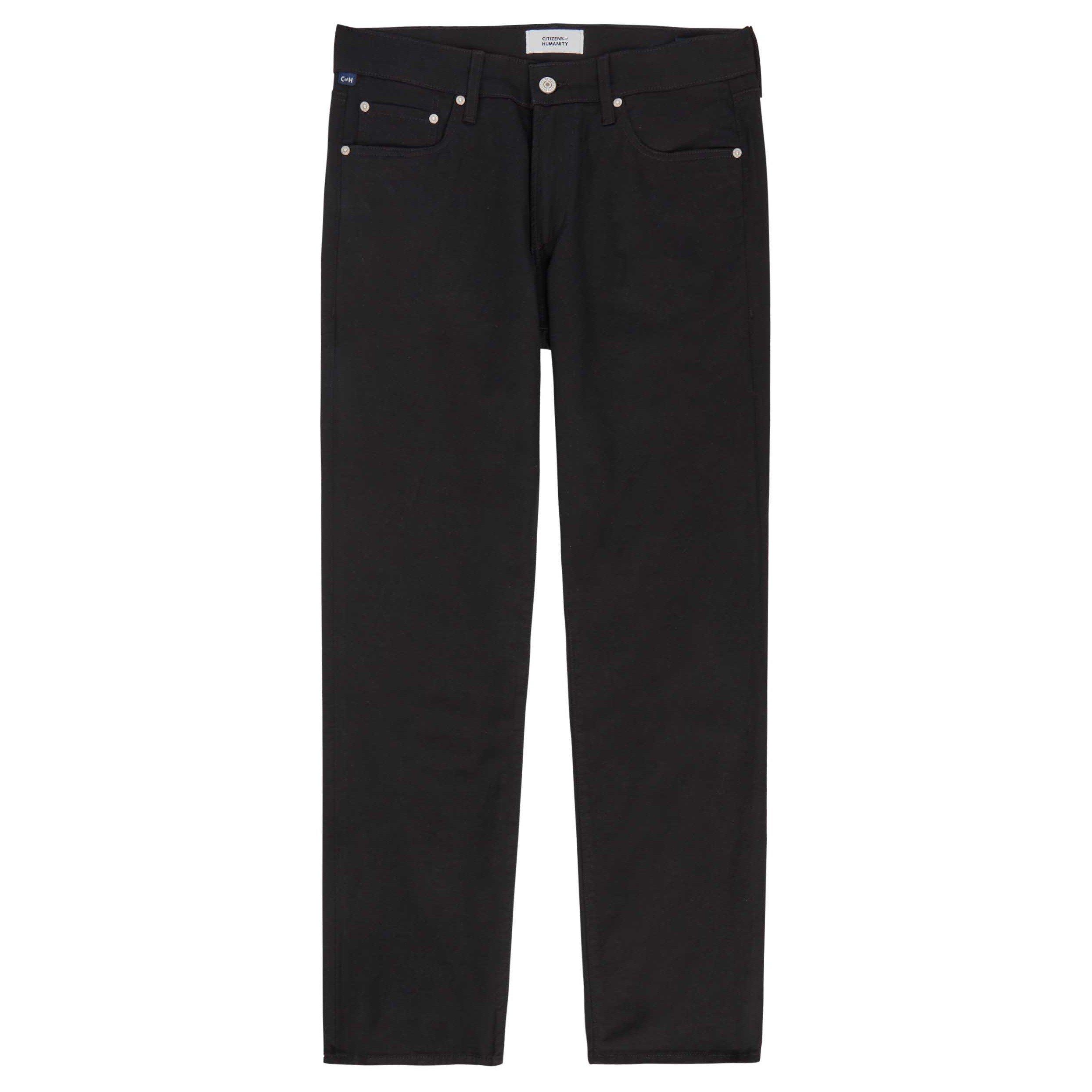 BLACK - Citizens Of Humanity - COH TRS STRGHT STRTCH LINEN EL - 1