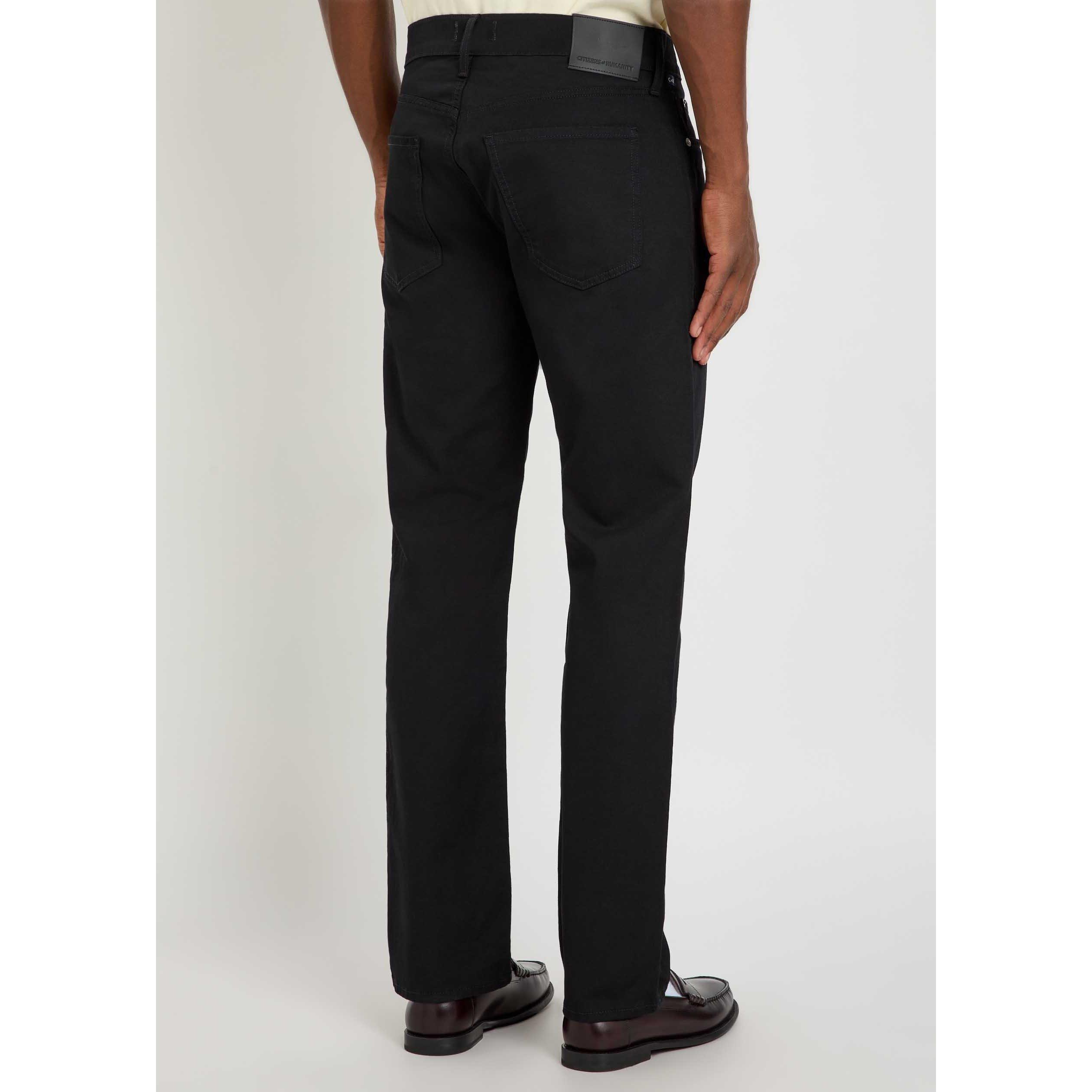 BLACK - Citizens Of Humanity - COH TRS STRGHT STRTCH LINEN EL - 3