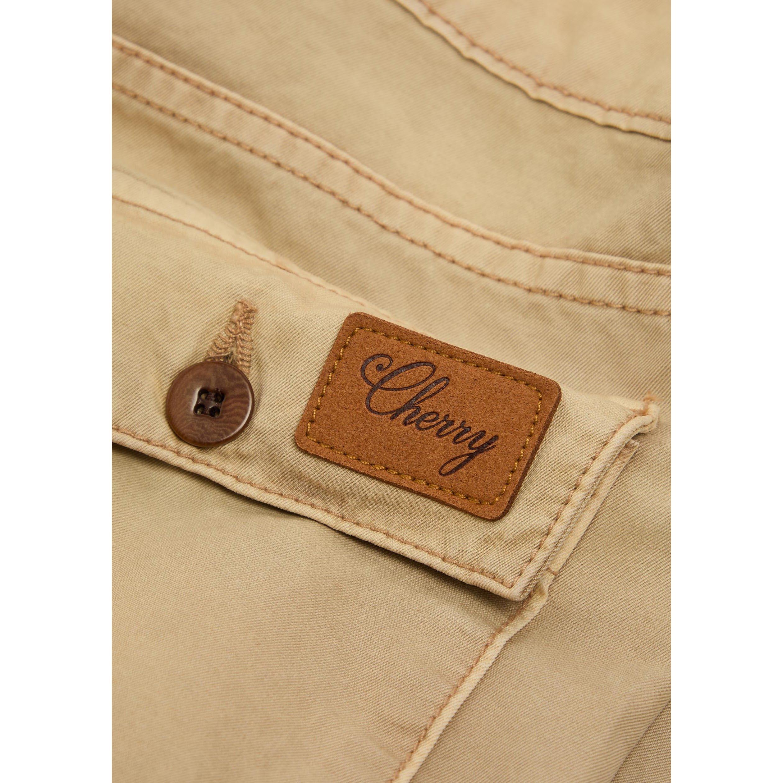 TAN - Cherry LA - Men's Western Cotton Relaxed-Fit Chinos - 4