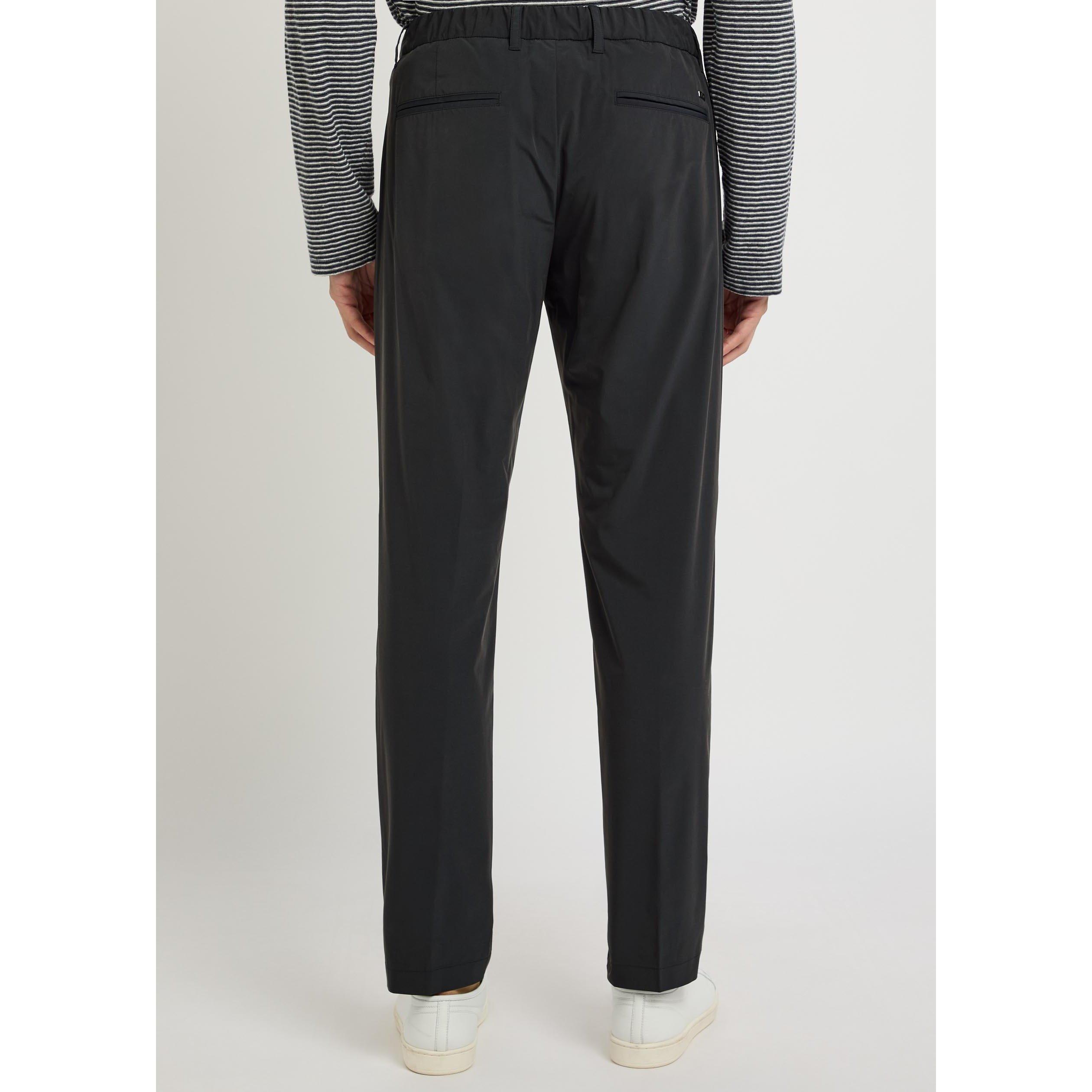 NAVY - Herno - Men's Drawstring Straight Leg Trousers - 3