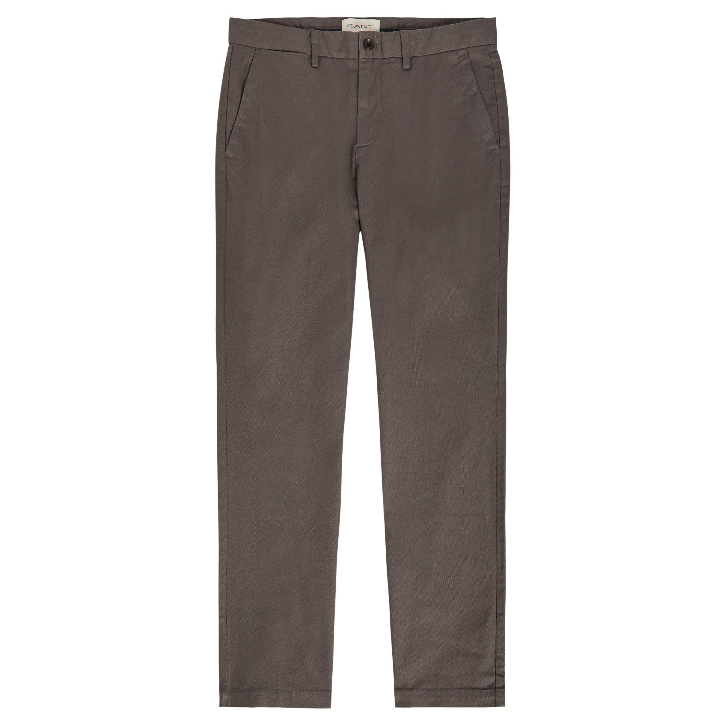 BROWN - Gant - GANT STRAIGHT CHINO TRSR