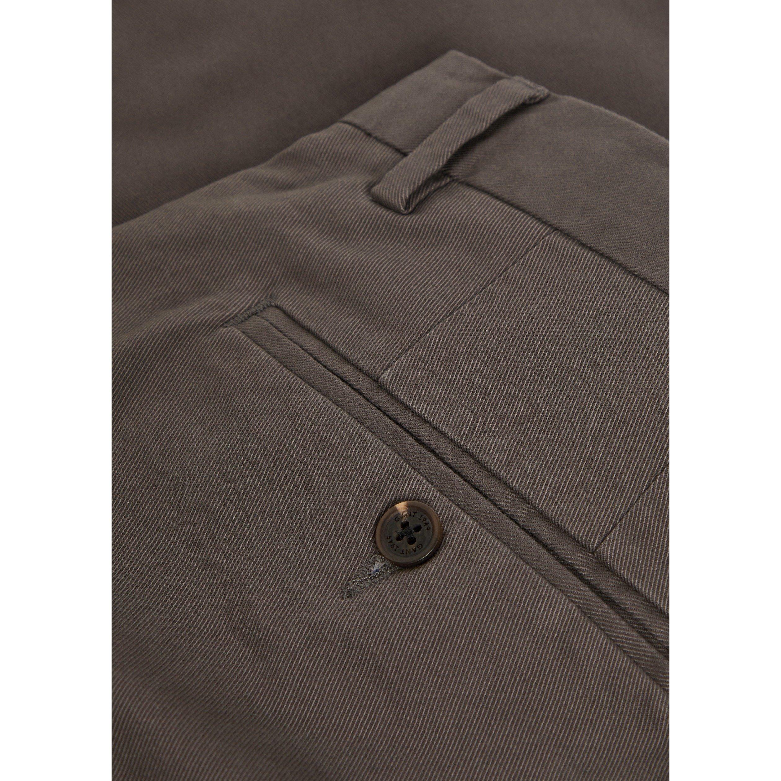 BROWN - Gant - Men's Straight Chinos - 4