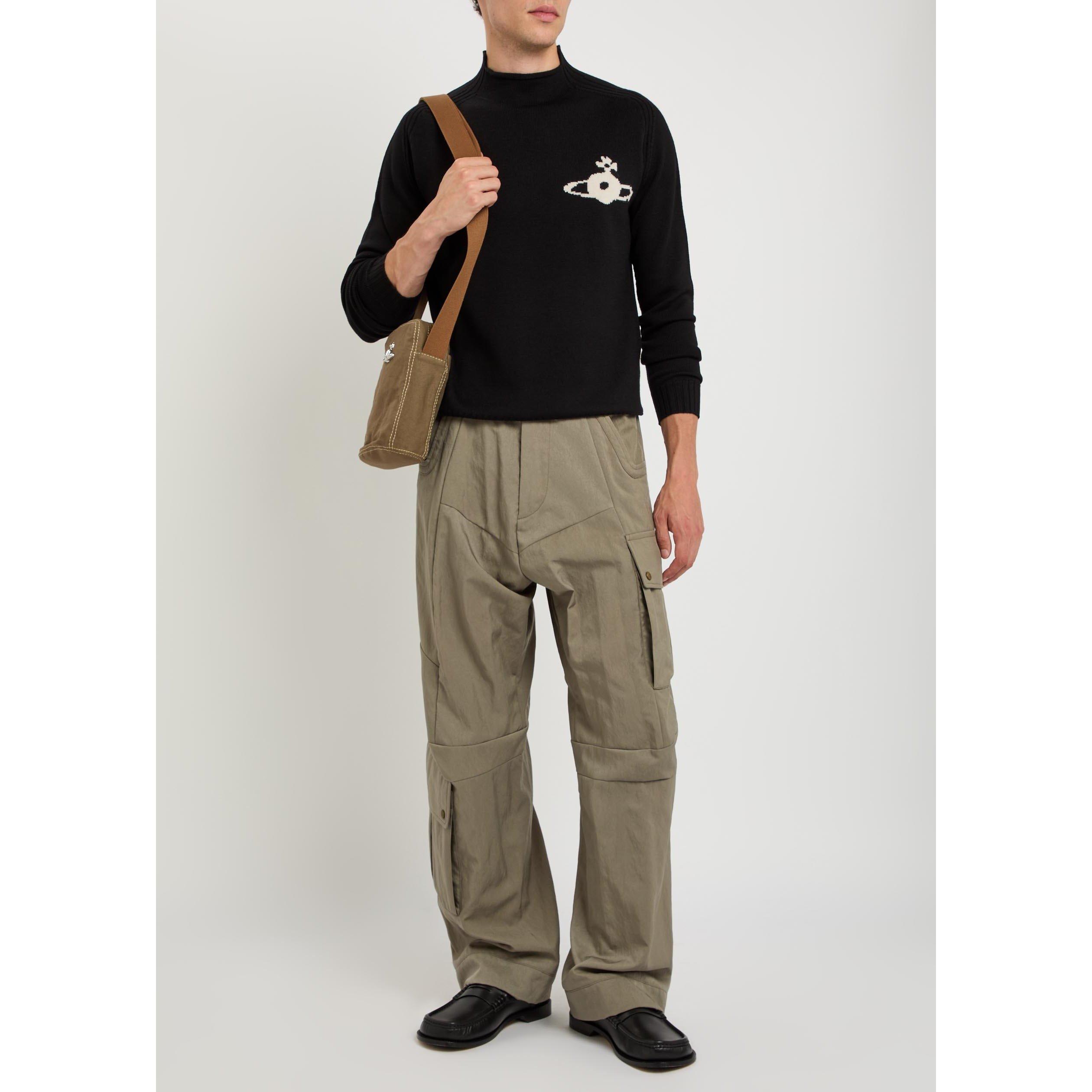TAUPE - Vivienne Westwood - Men's Cabarnet Cargo Trousers - 5