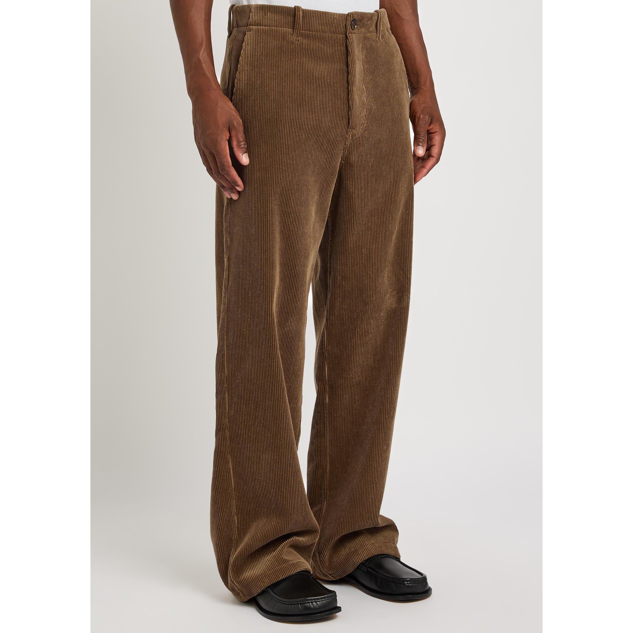 BROWN - Jil Sander - Men's Jil Corduroy Trousers - 2