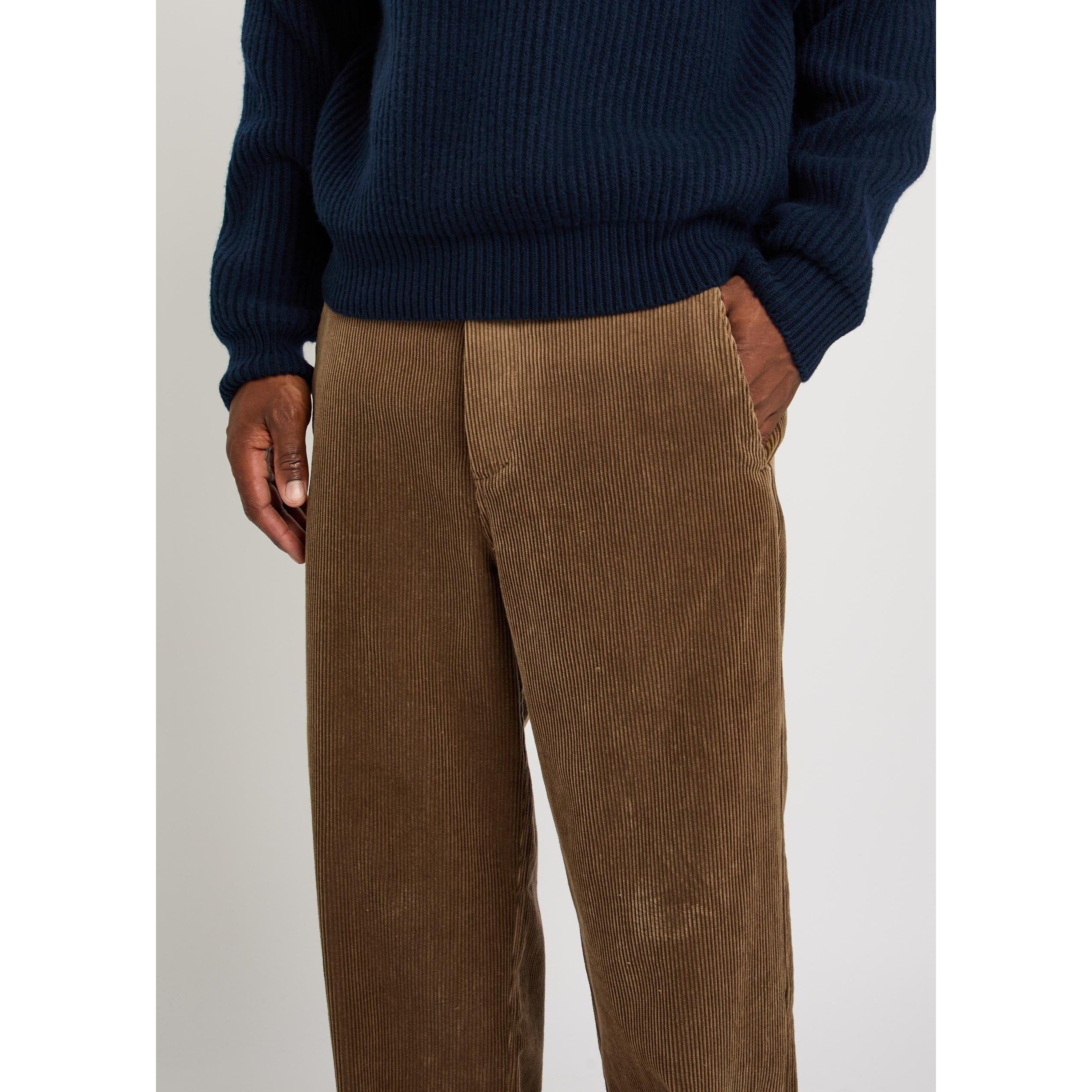 BROWN - Jil Sander - Men's Jil Corduroy Trousers - 4