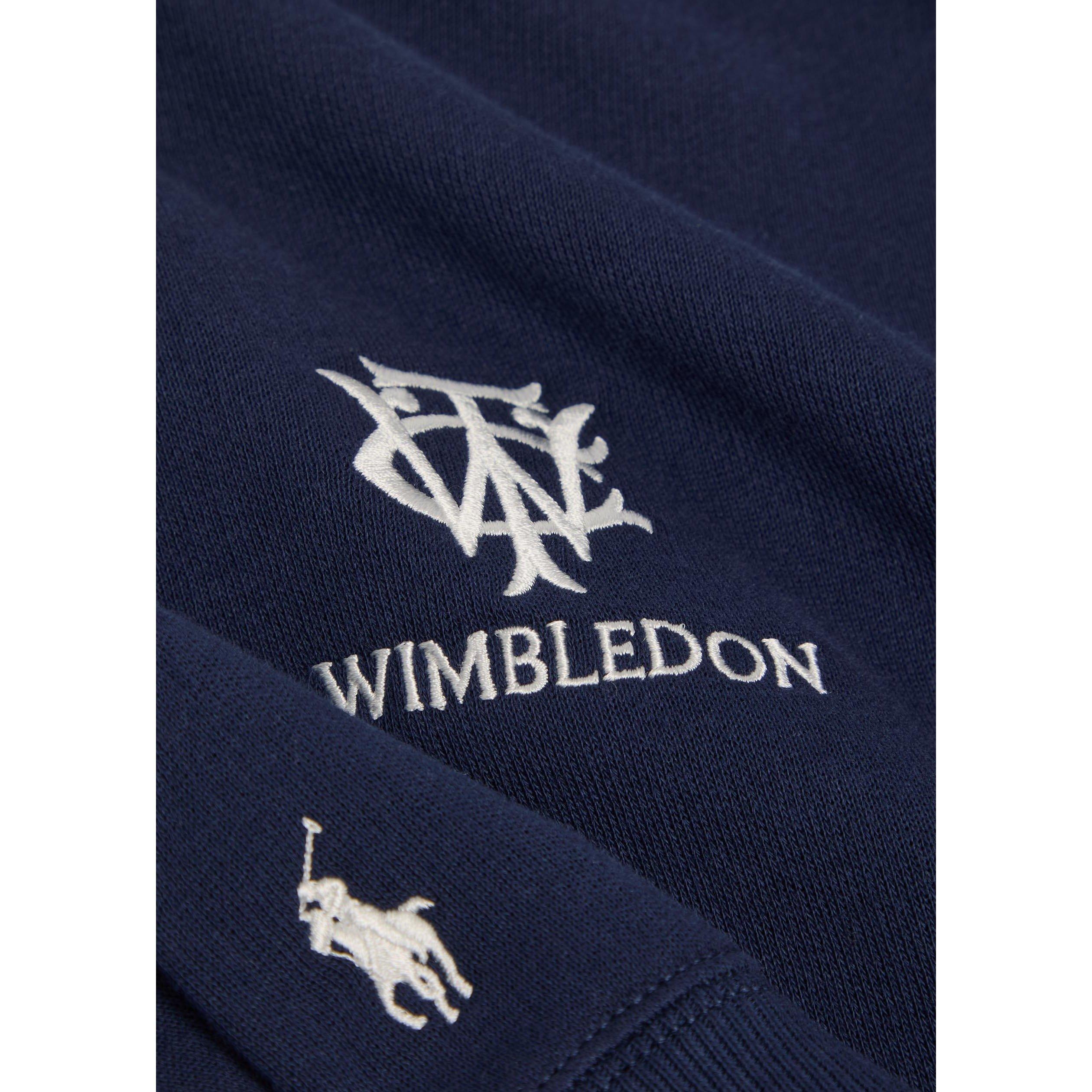 NAVY - Polo Ralph Lauren - Women's Wimbledon Cotton Long Sleeve Polo Shirt - 4