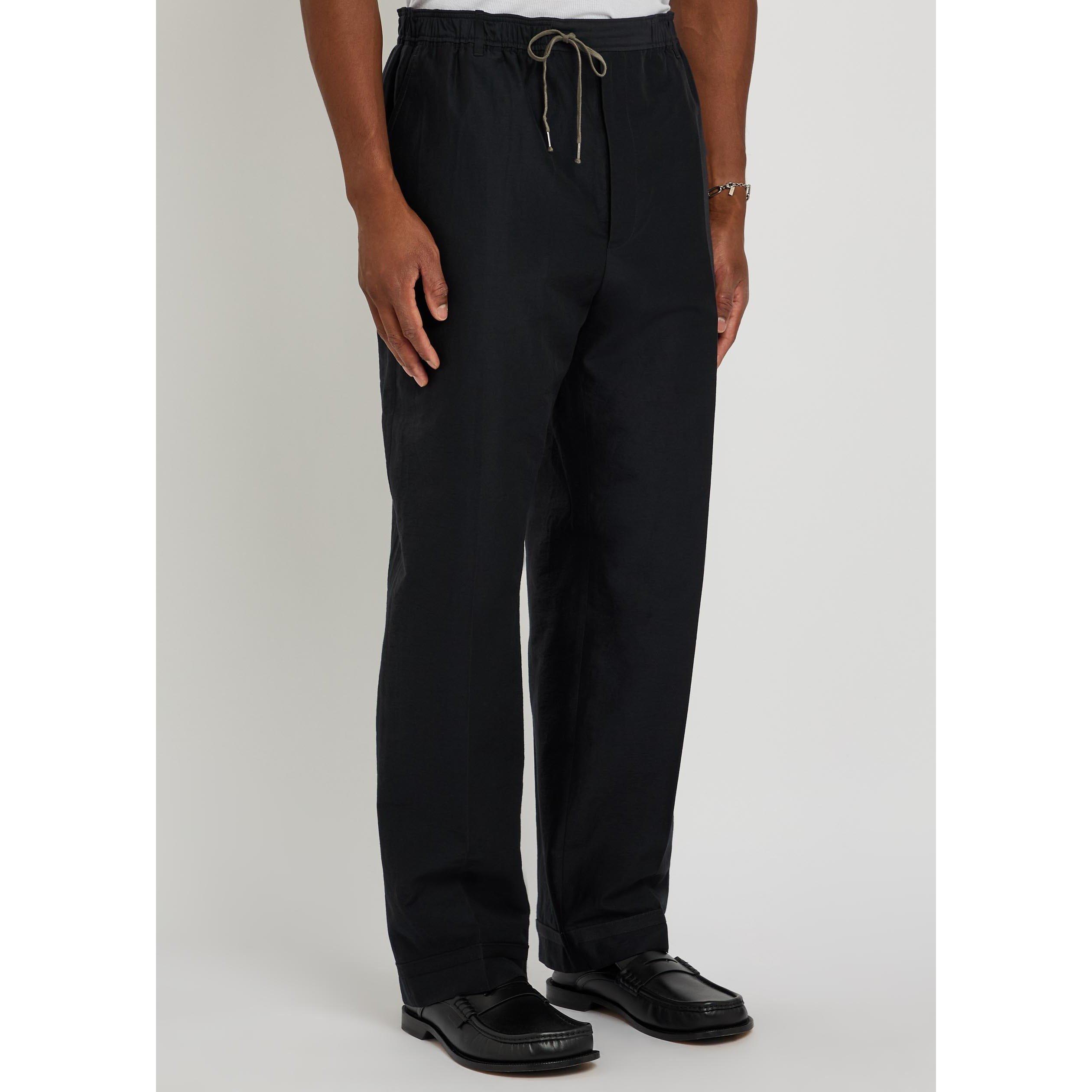 DARK BLUE - Maison Margiela - MAR DRAWSTRING TROUSERS - 2
