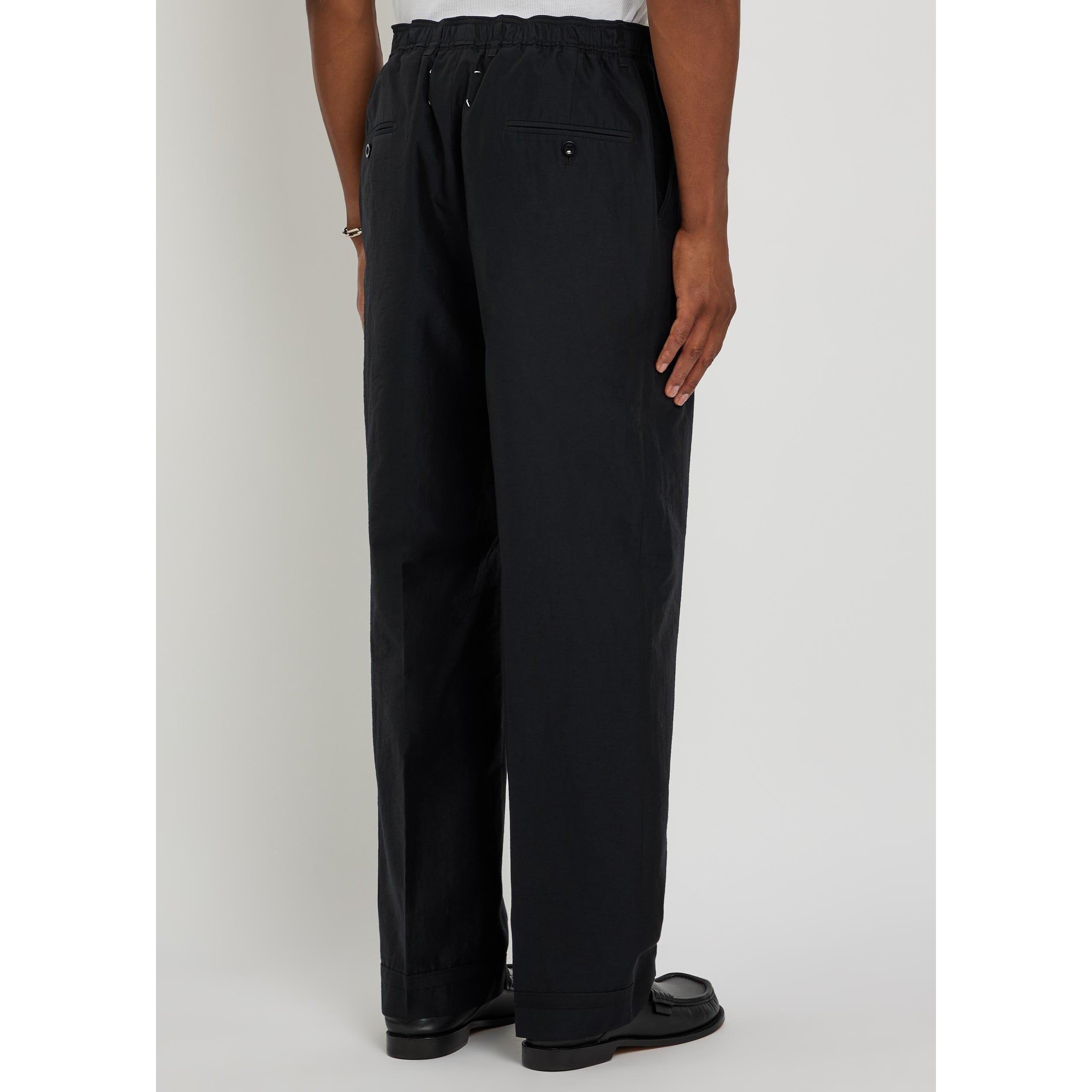 DARK BLUE - Maison Margiela - MAR DRAWSTRING TROUSERS - 3