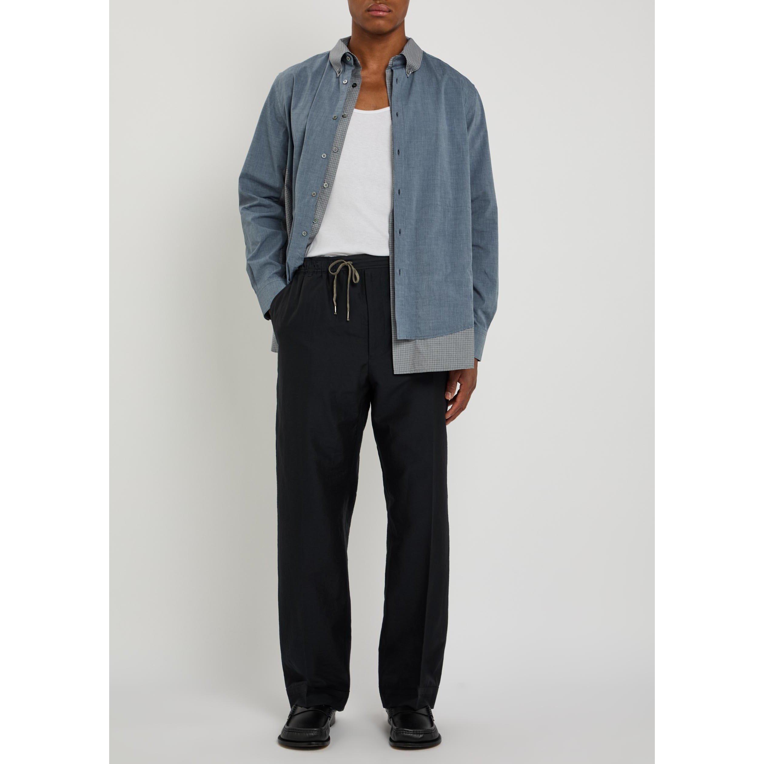DARK BLUE - Maison Margiela - MAR DRAWSTRING TROUSERS - 5