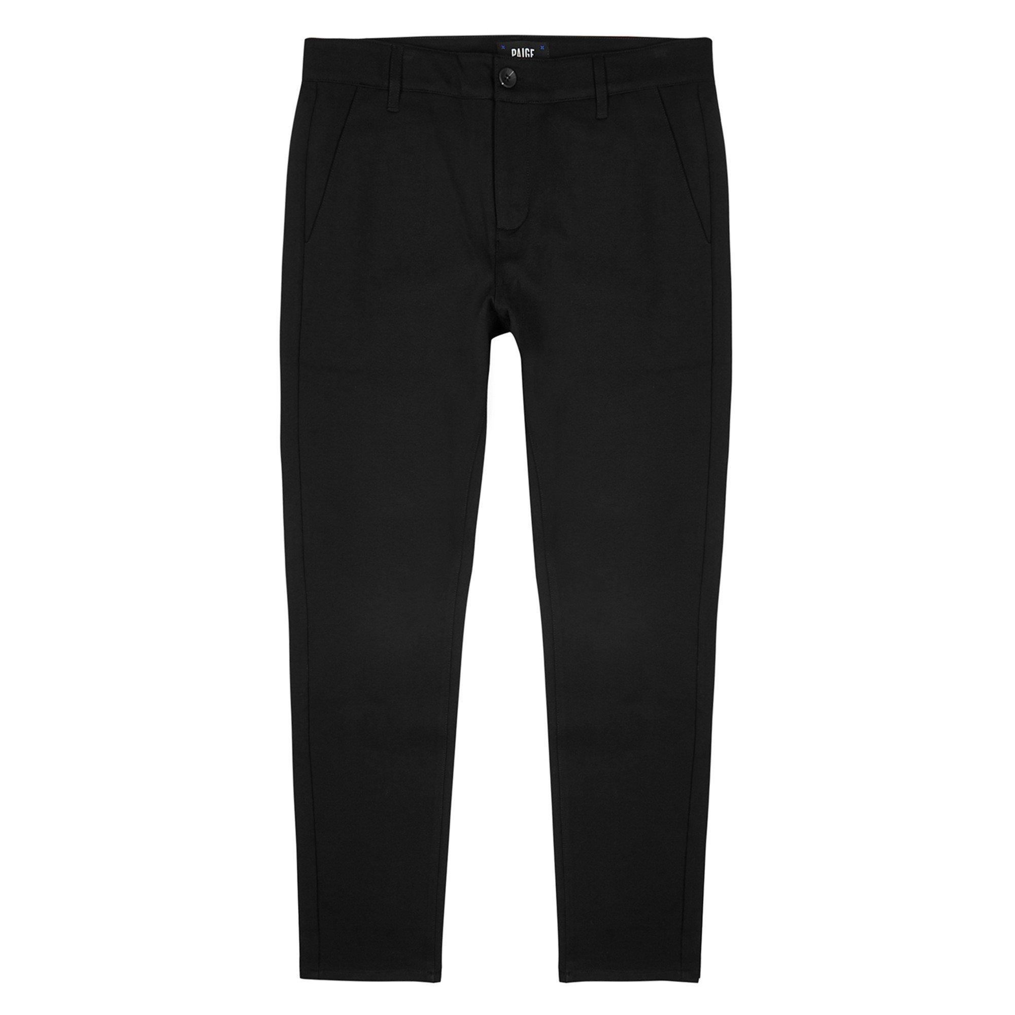BLACK - Paige - Men's Stafford Slim-Fit Trousers - 1
