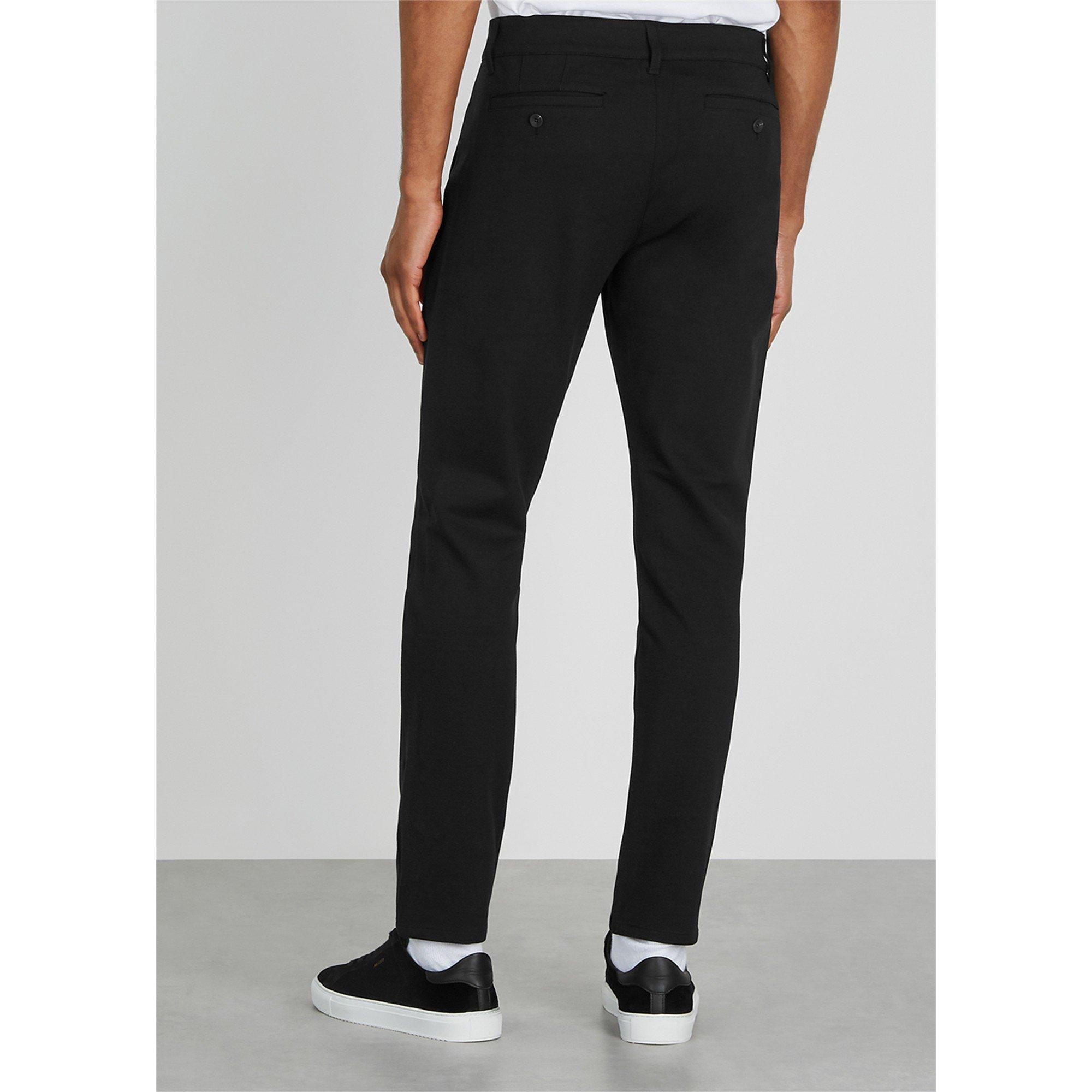 BLACK - Paige - Men's Stafford Slim-Fit Trousers - 3